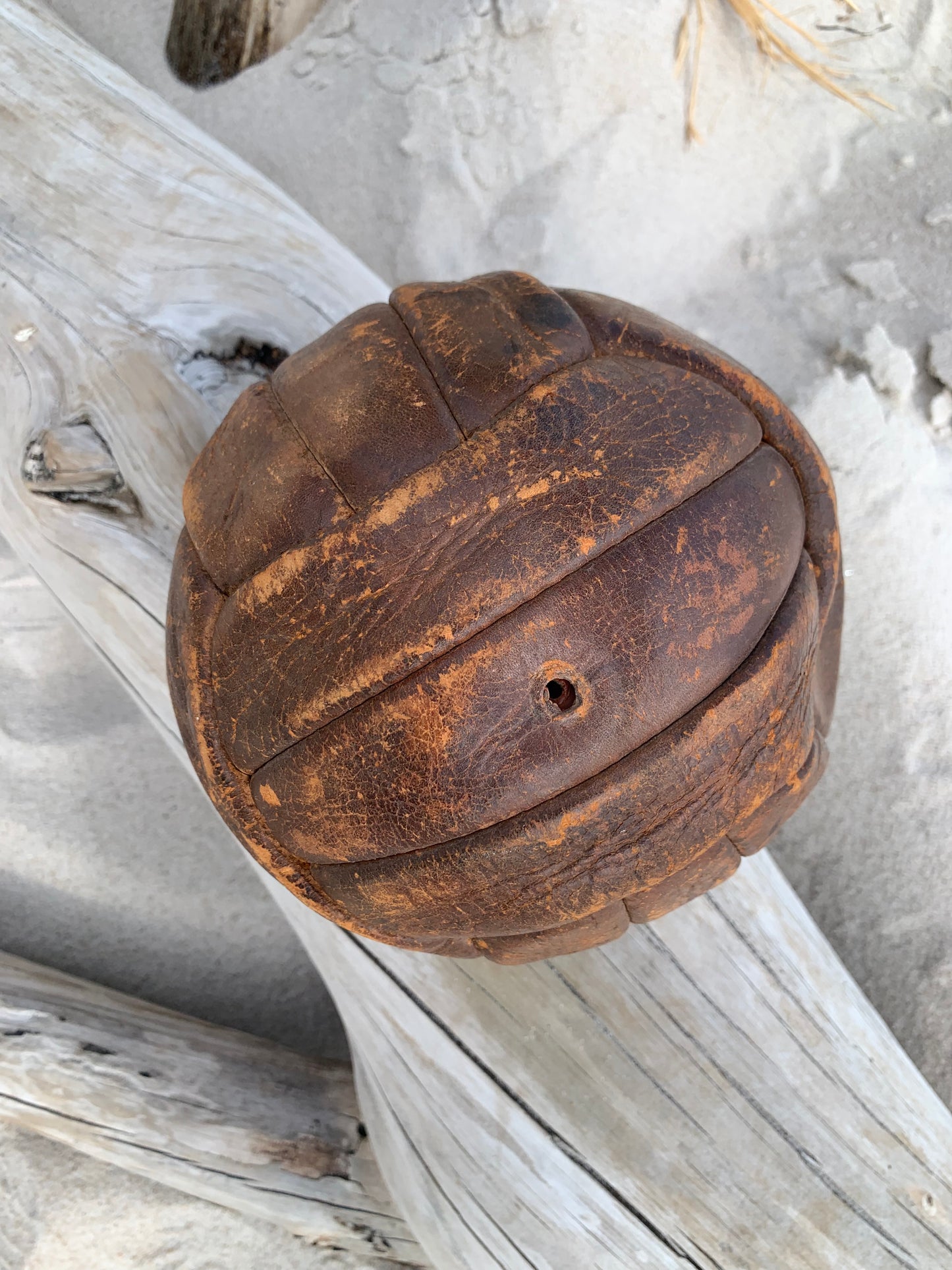 Dekorativ läderboll