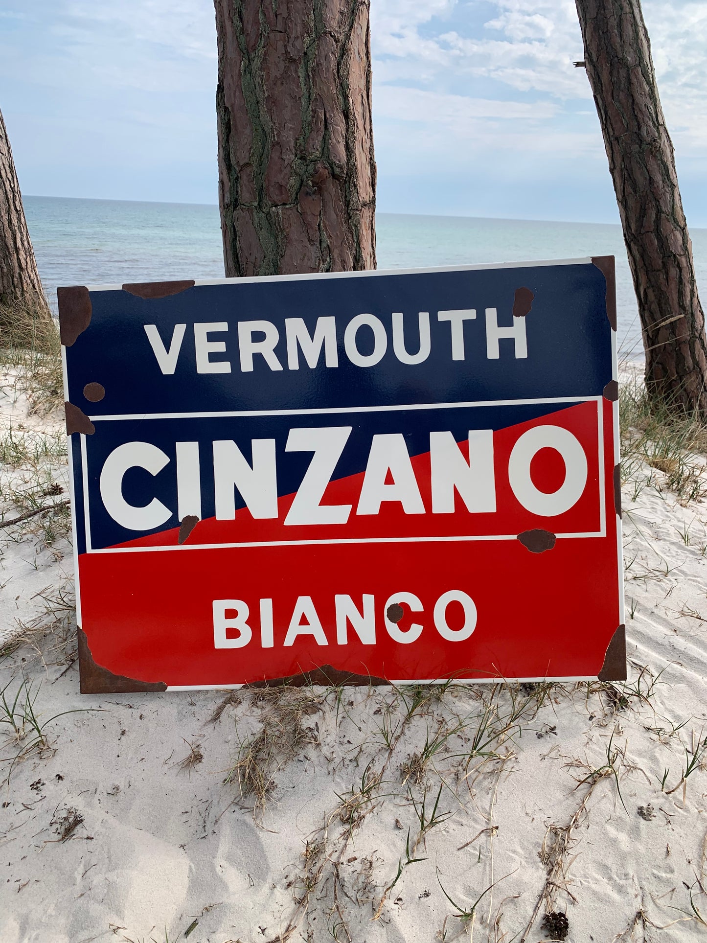 Cinzano emaljskylt