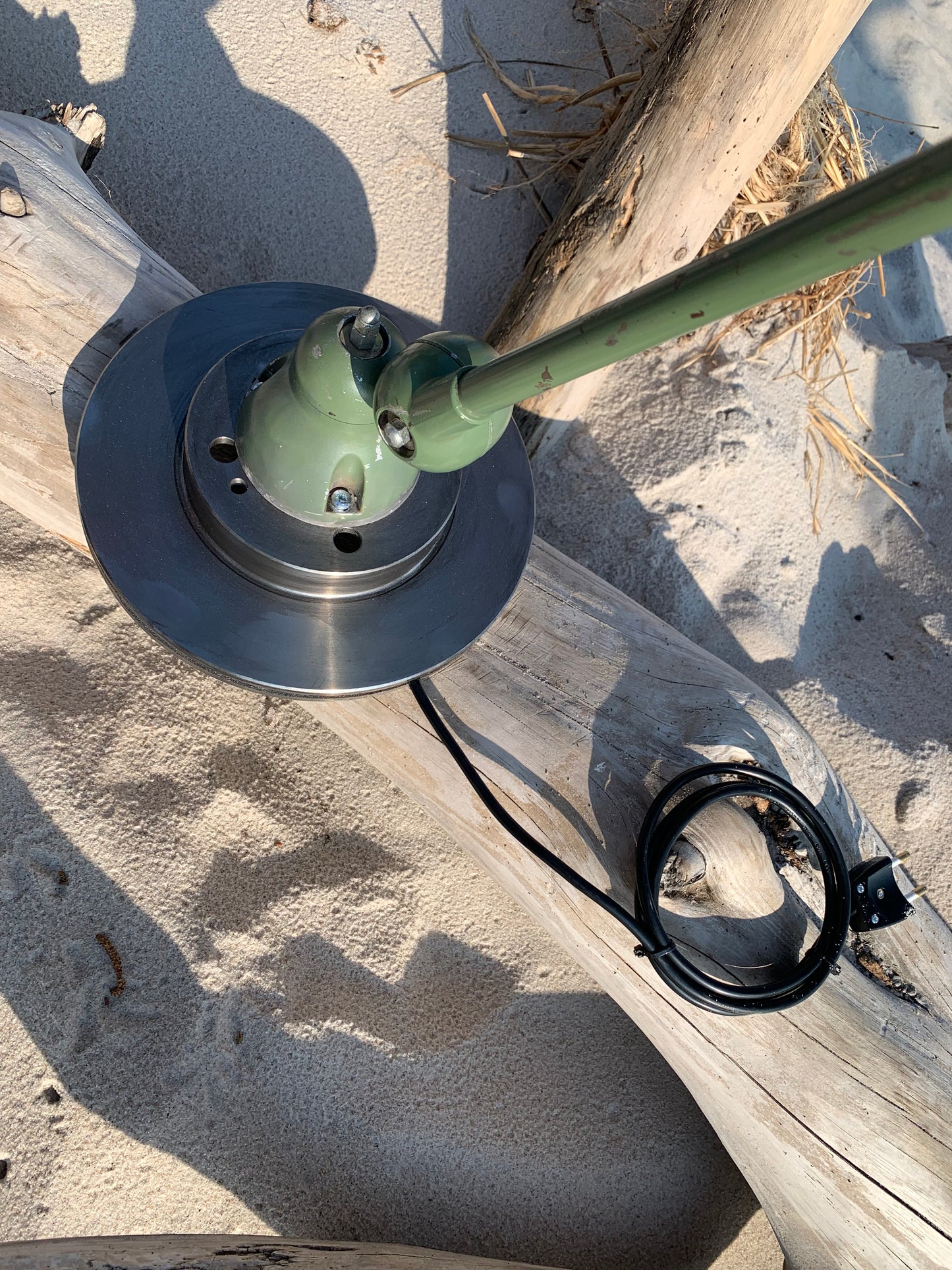 Jieldé bord/vägglampa - Grön med 2 armar