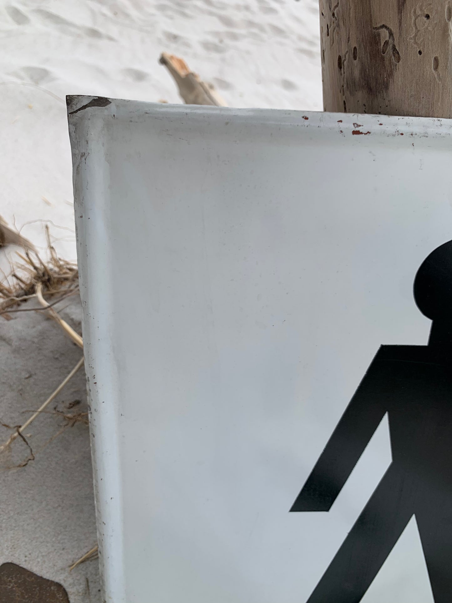 Gamla skyltar från järnvägsstationen - 2 st. säljs tillsammans