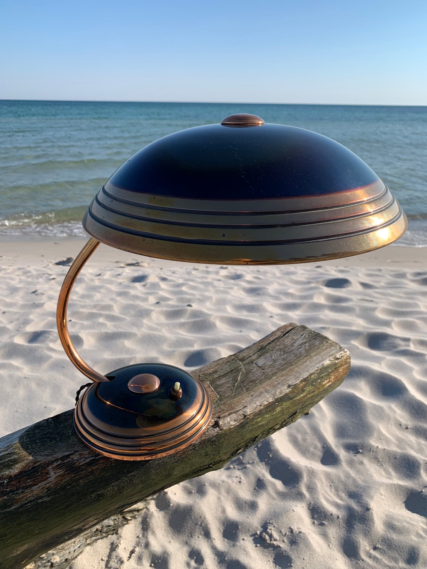 Helo lampa Metall/koppar