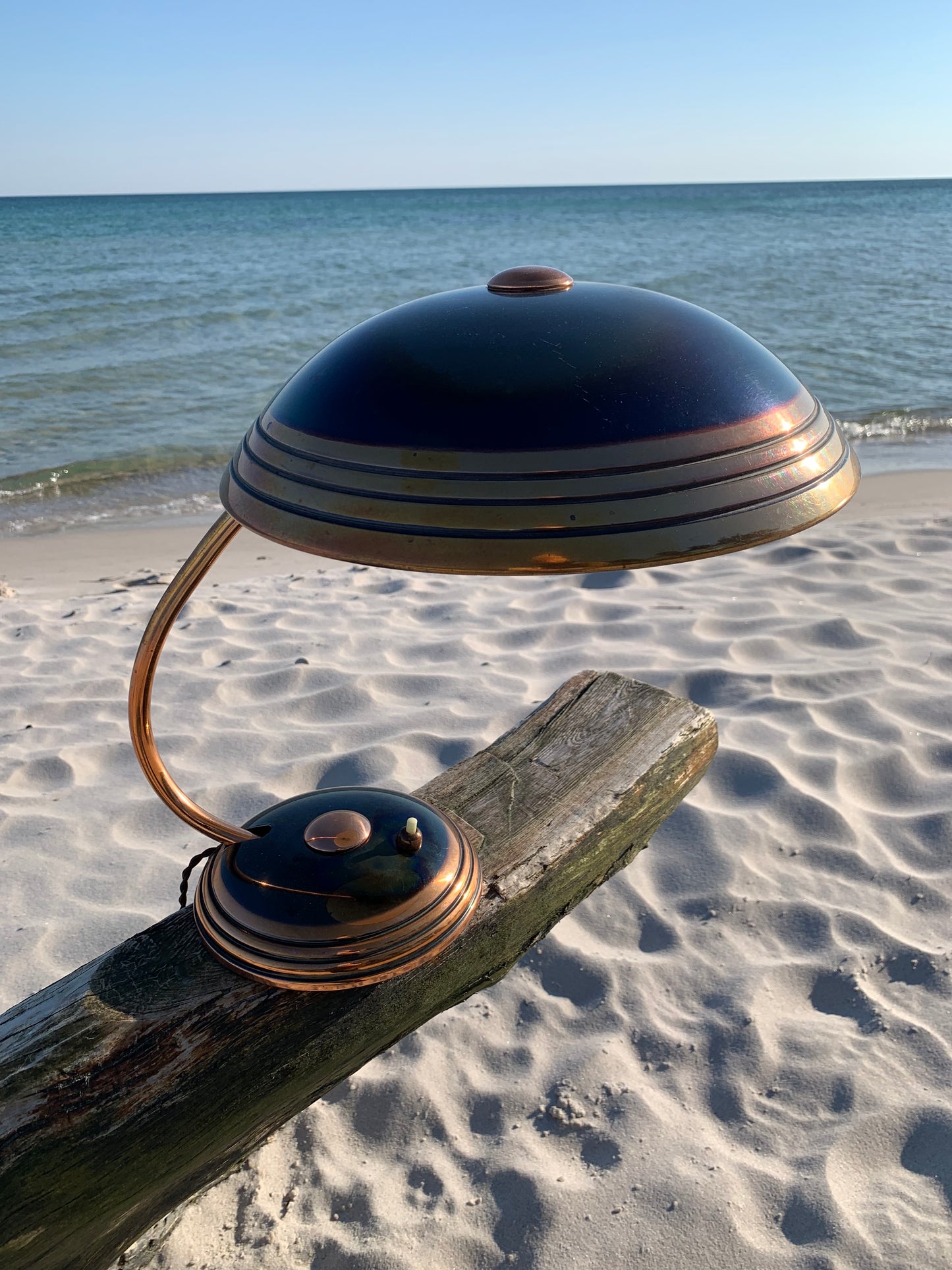 Helo lampa Metall/koppar