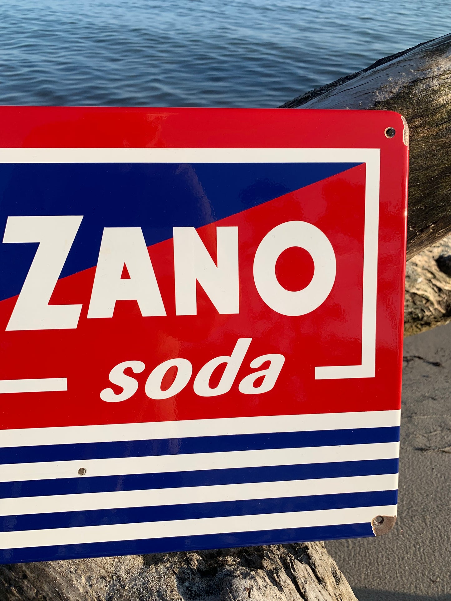 Cinzano soda emaljskylt