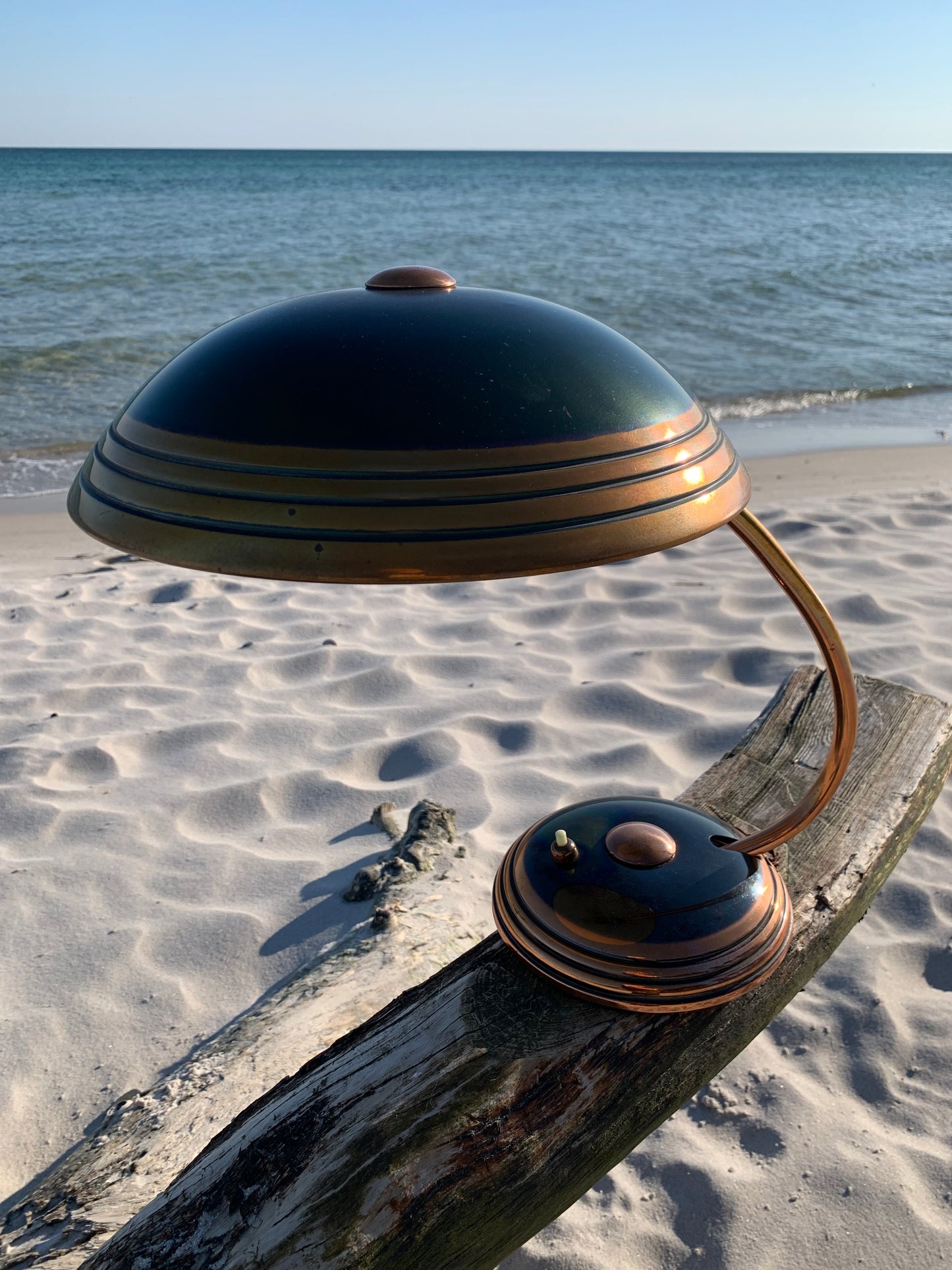 Helo lampa Metall/koppar