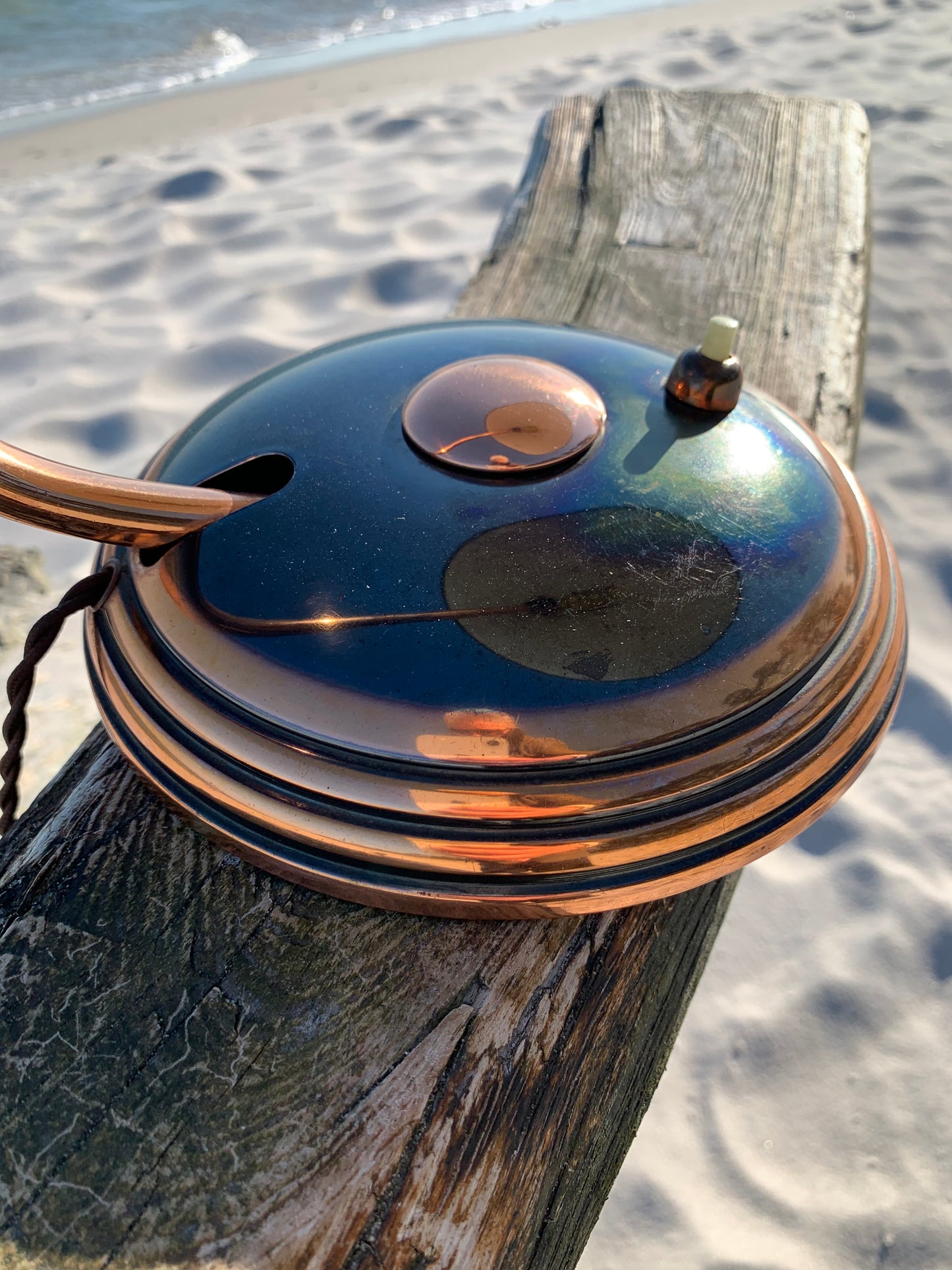 Helo lampa Metall/koppar