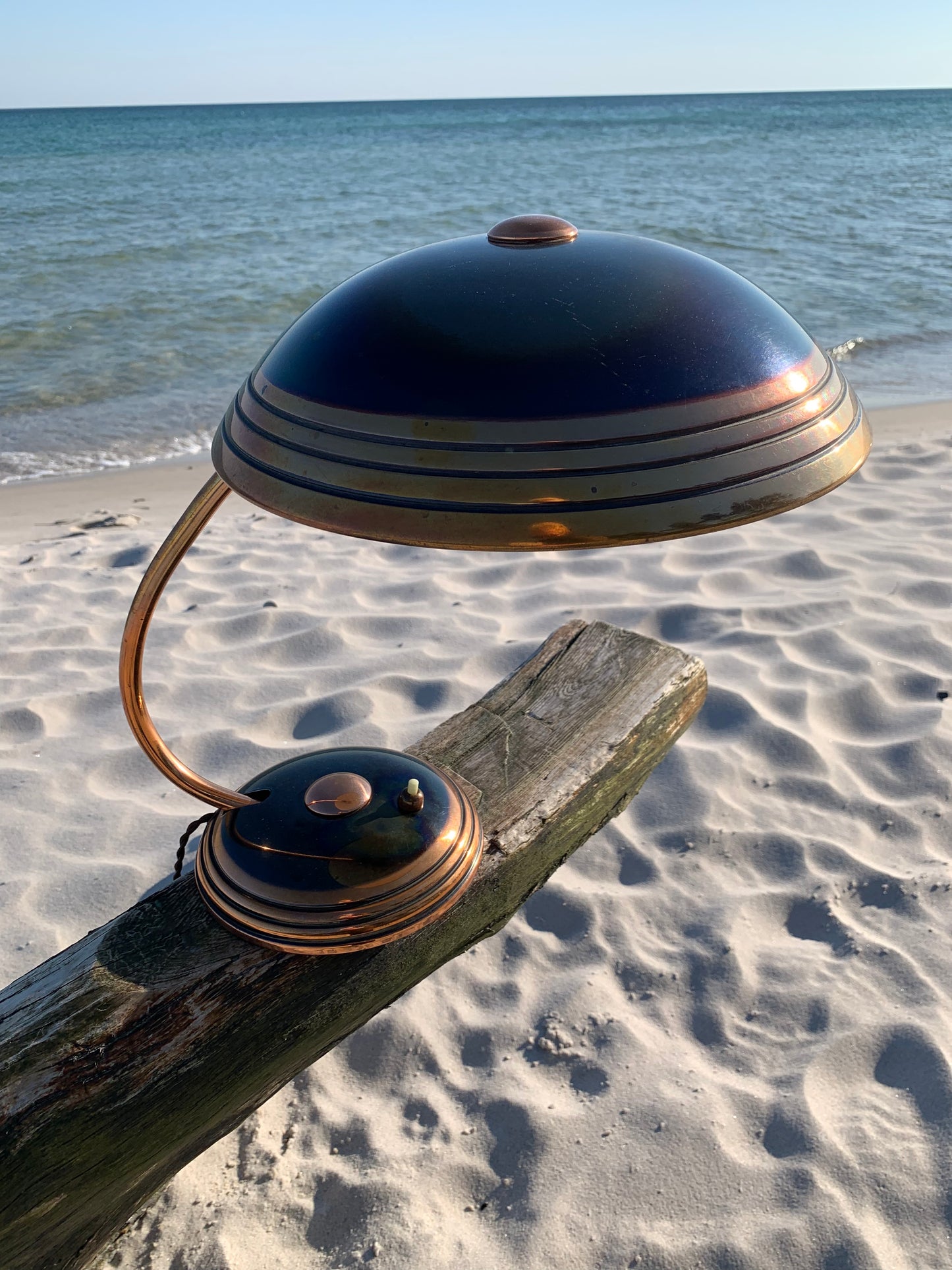 Helo lampa Metall/koppar