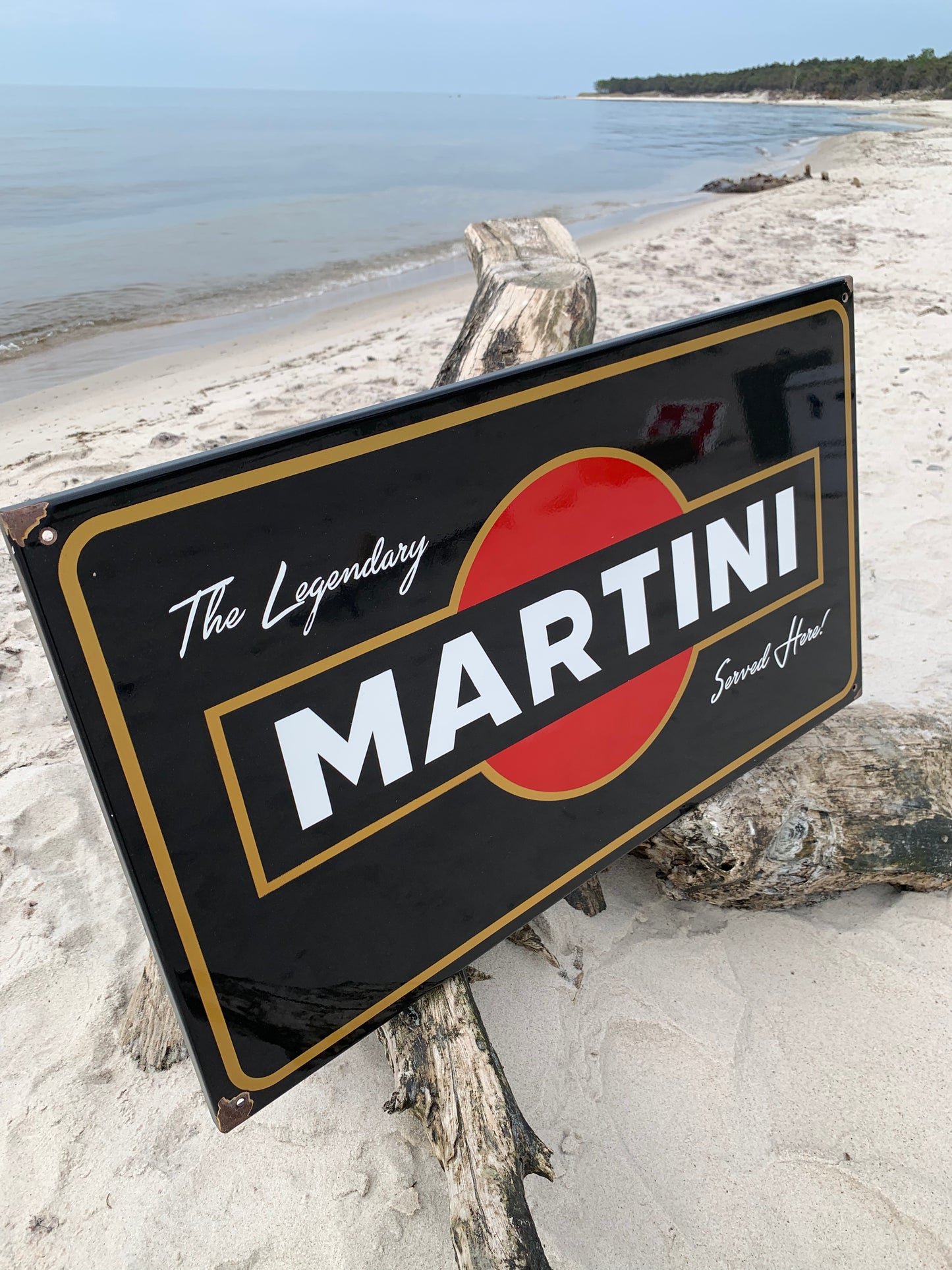 Martini emaljskylt