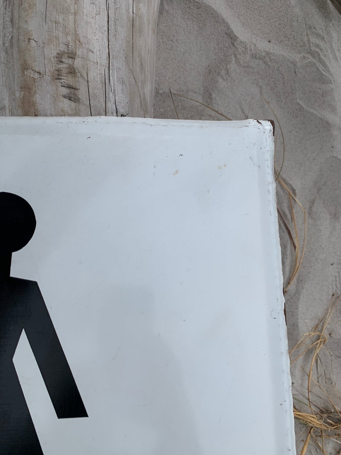 Gamla skyltar från järnvägsstationen - 2 st. säljs tillsammans