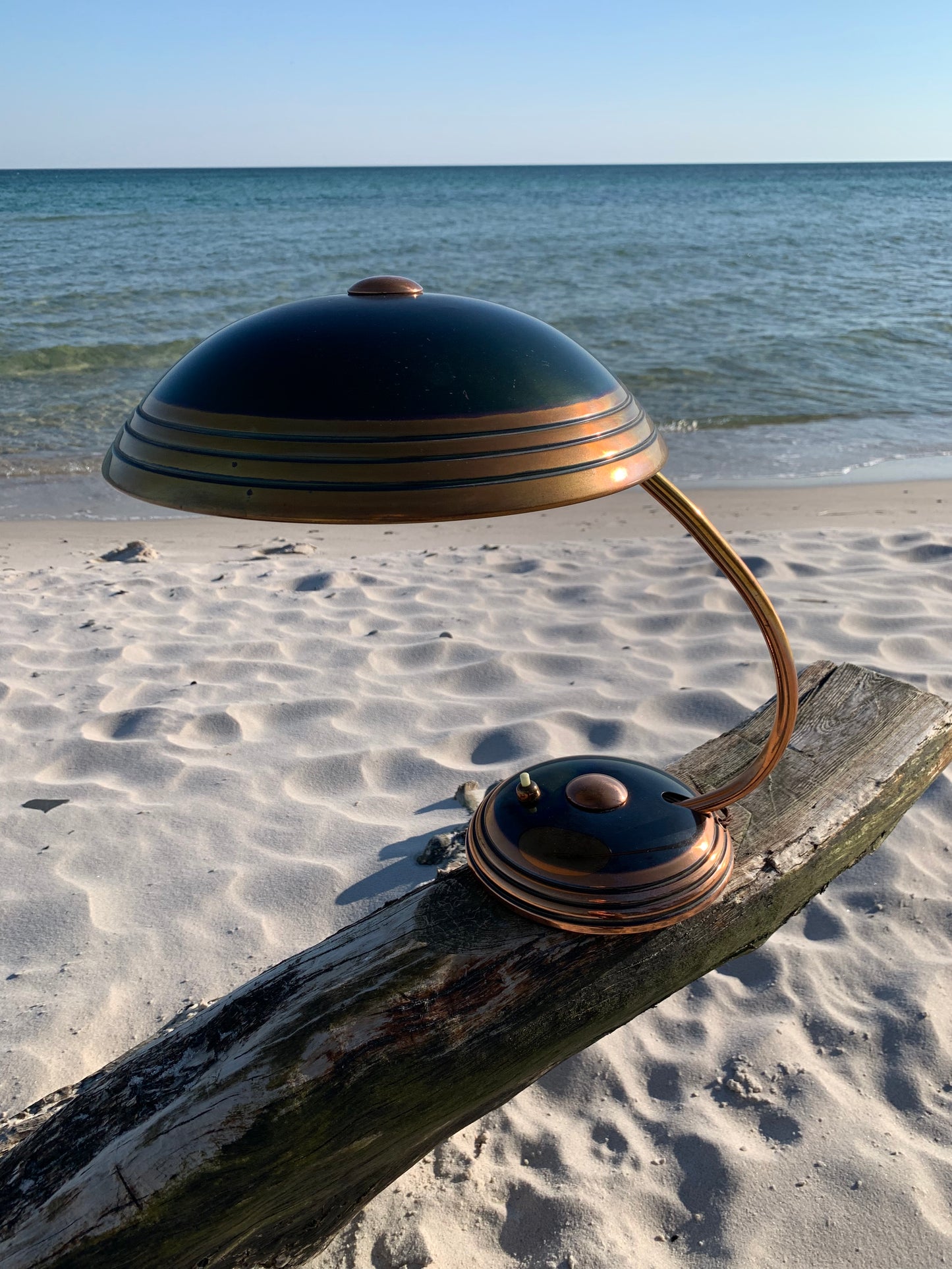 Helo lampa Metall/koppar