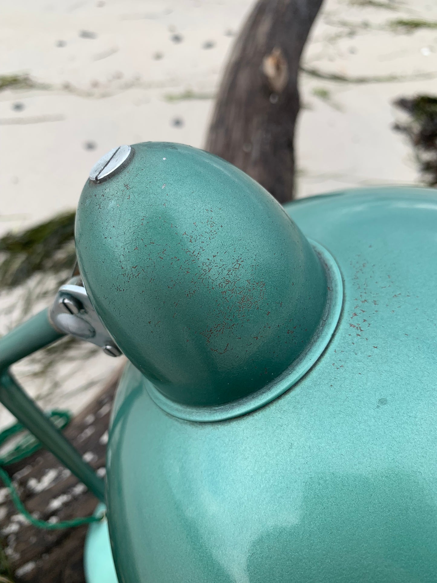 Helo vintage lampa - Grön