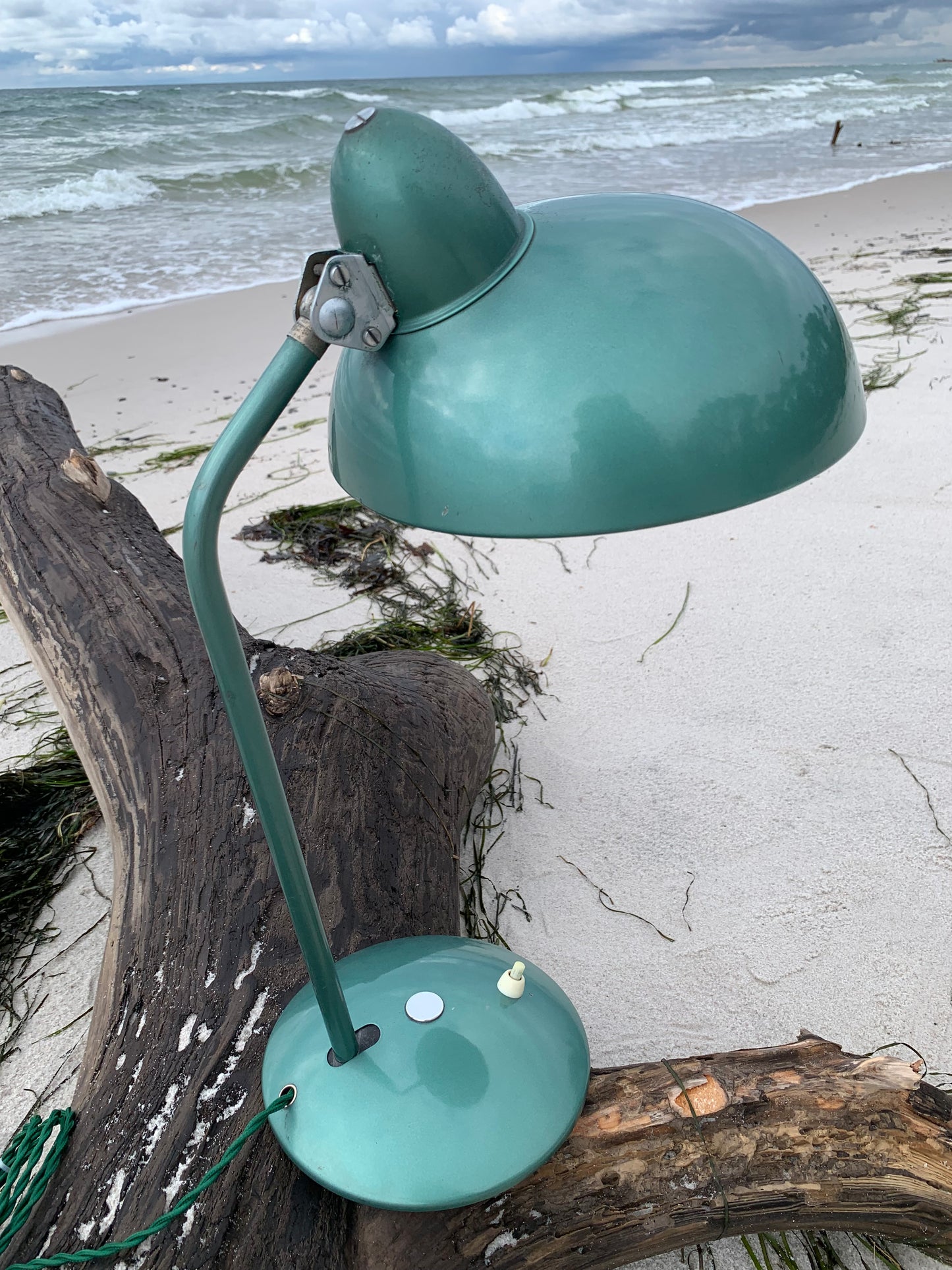 Helo vintage lampa - Grön