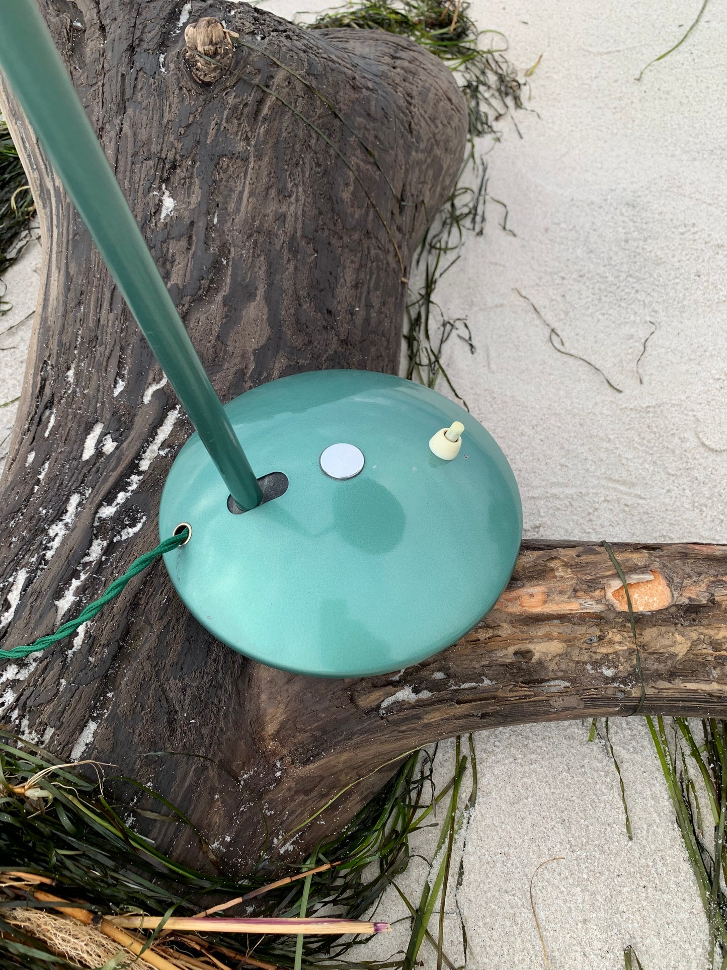 Helo vintage lampa - Grön