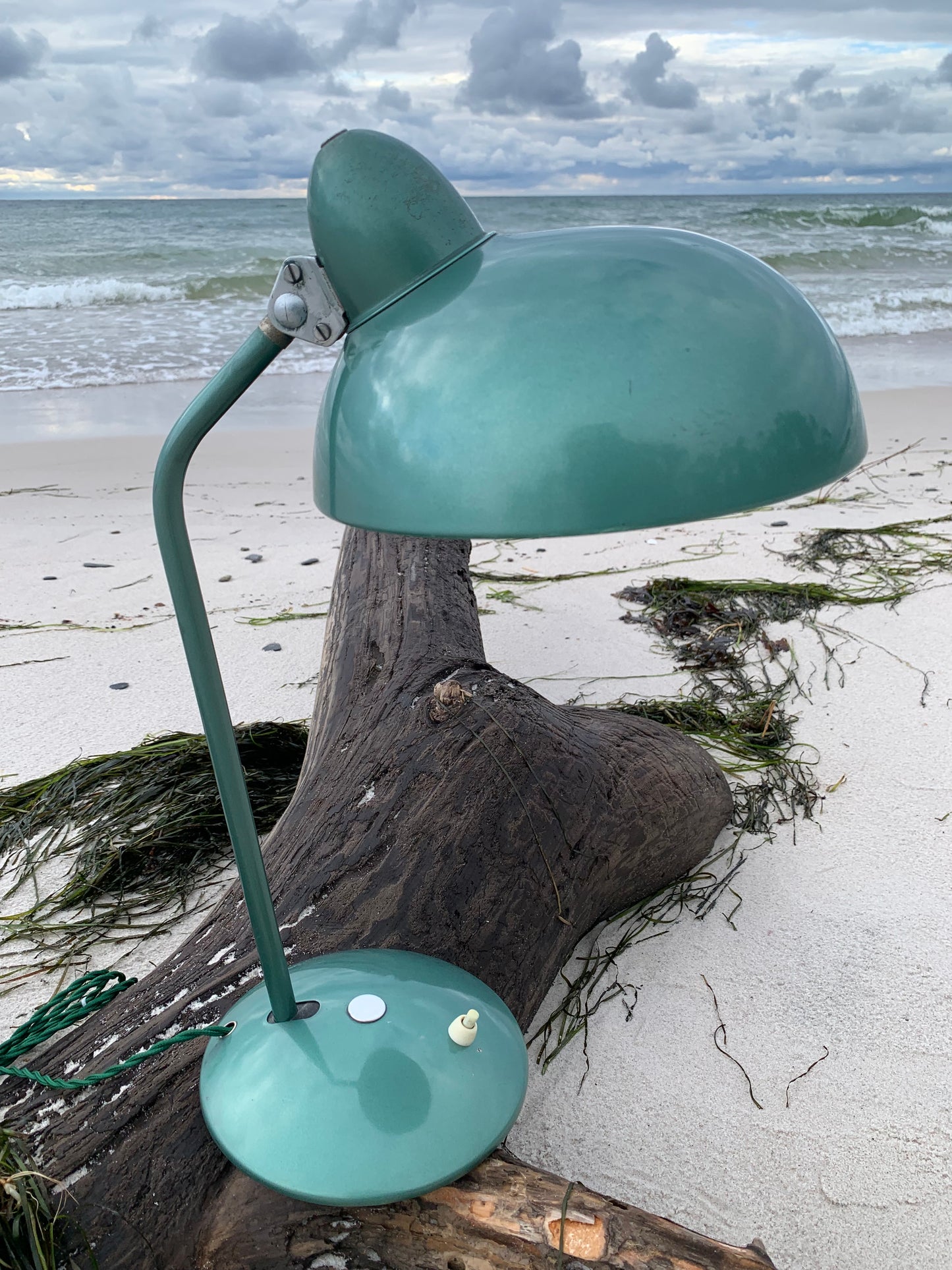 Helo vintage lampa - Grön