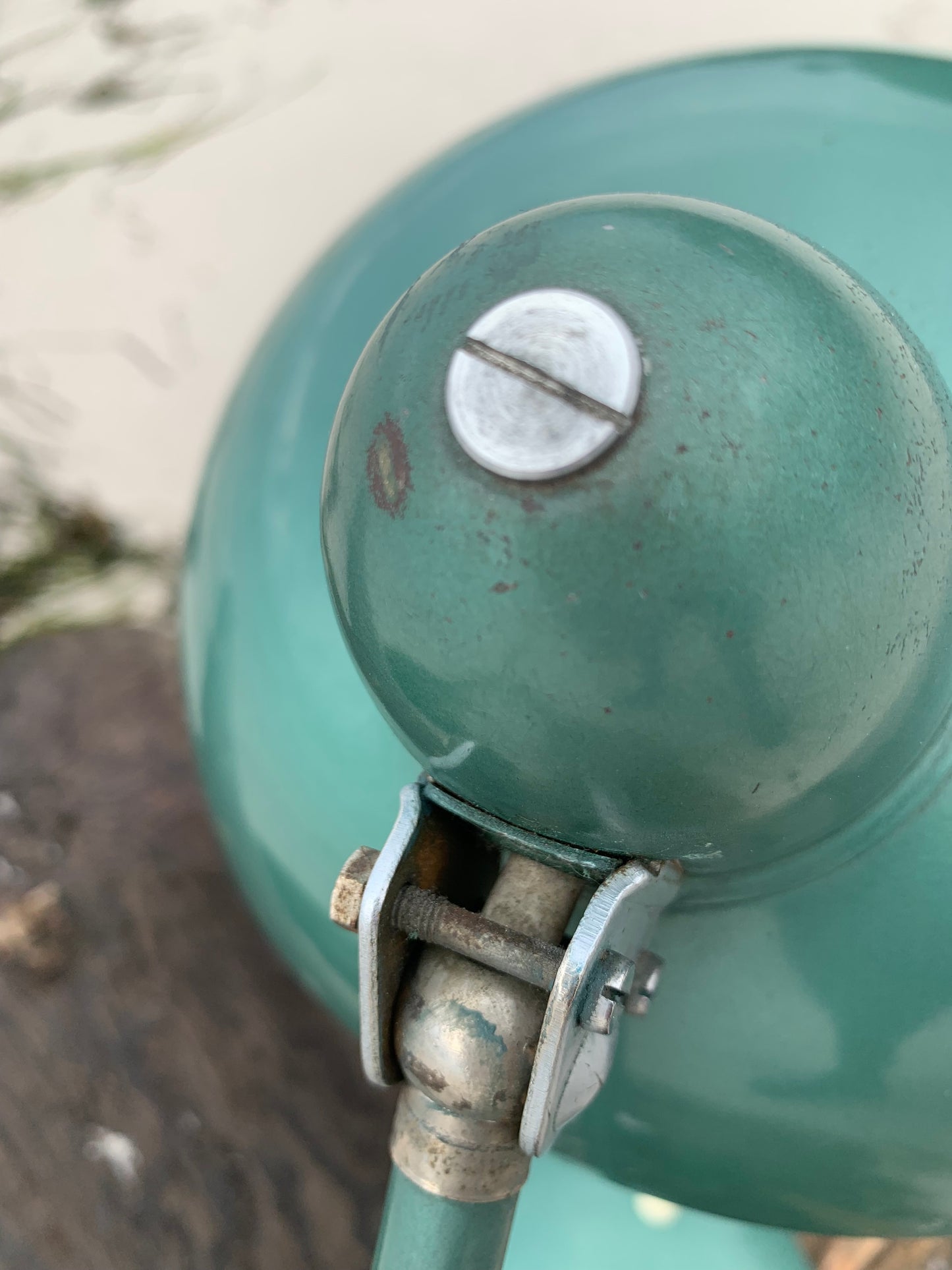 Helo vintage lampa - Grön