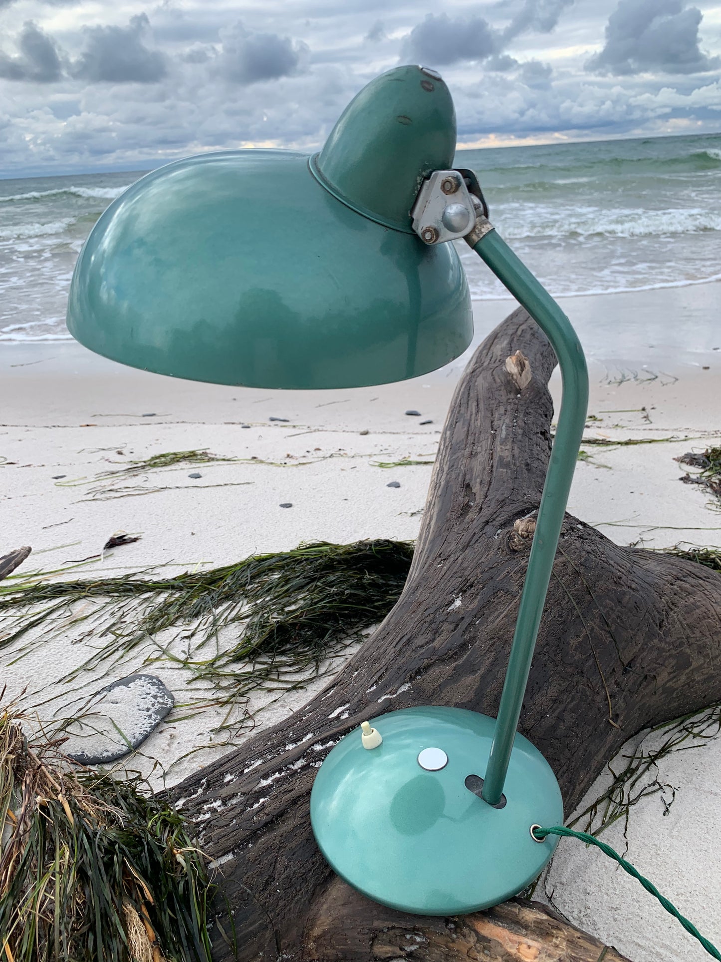 Helo vintage lampa - Grön