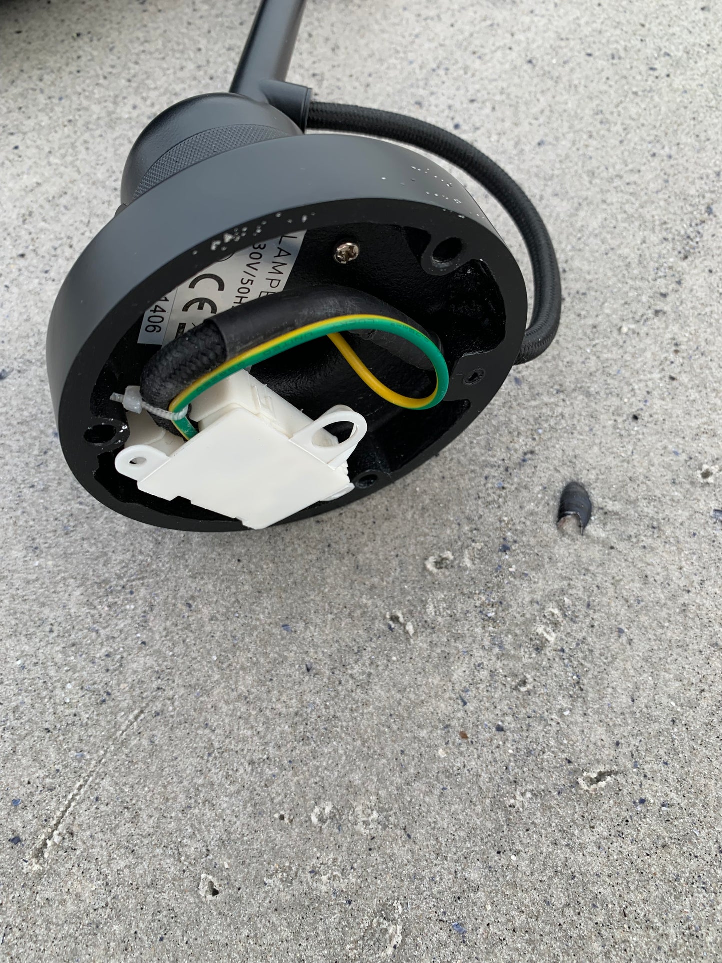 Lampe Gras vägglampa - Svart