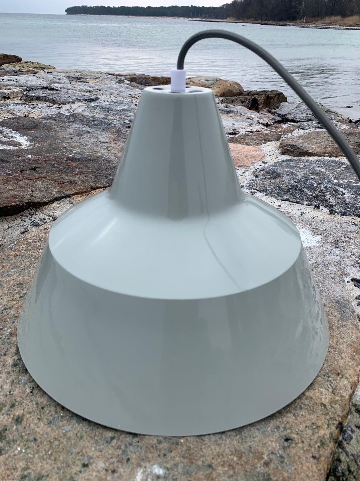Verkstadslampa - Grå