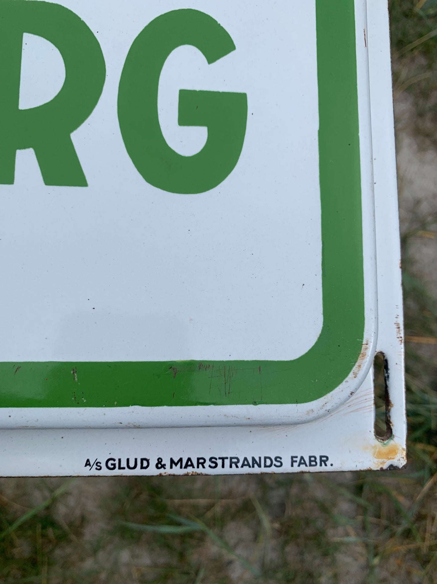 Emaljskylt - Grön Tuborg