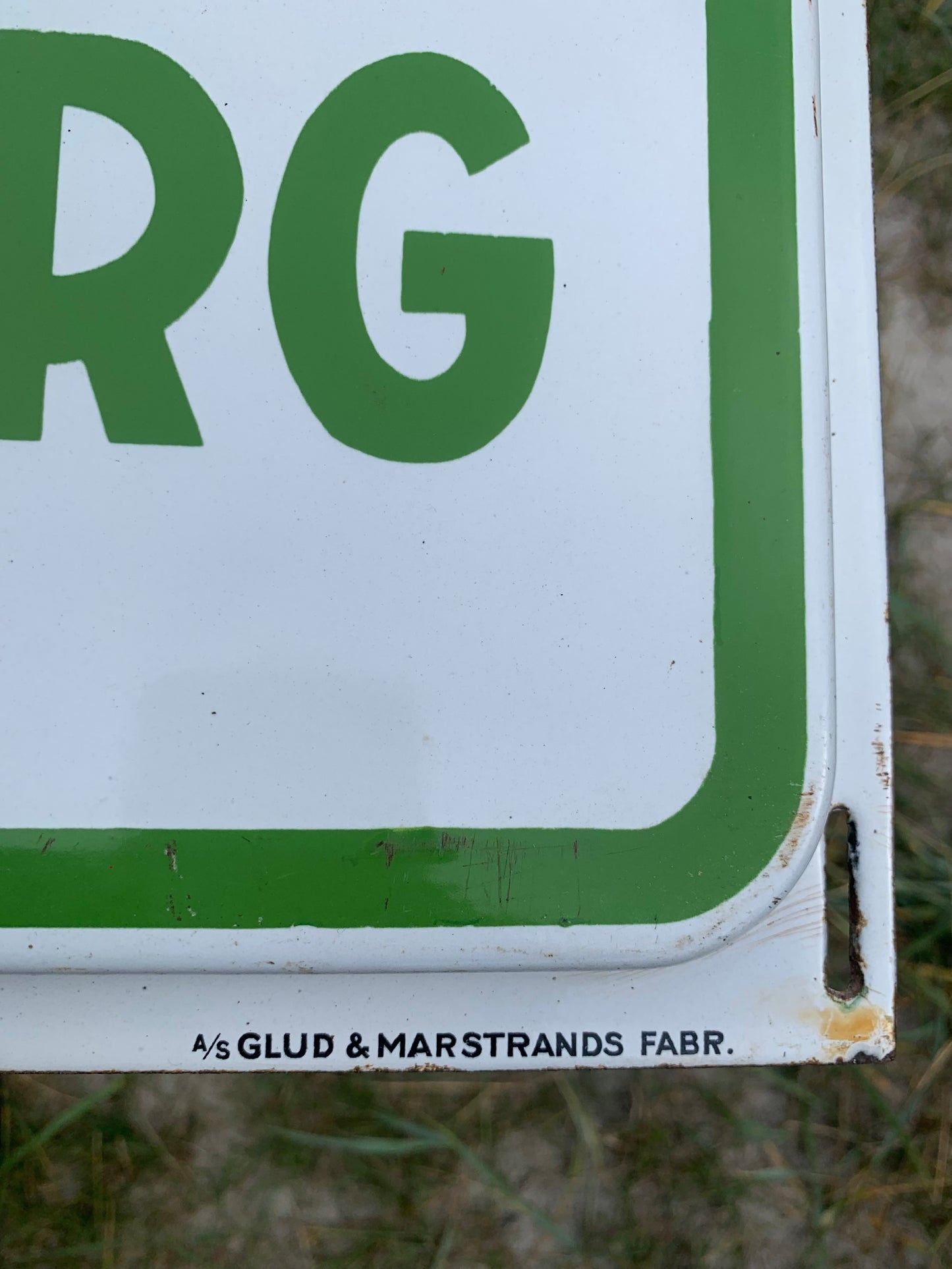Emaljskylt - Grön Tuborg