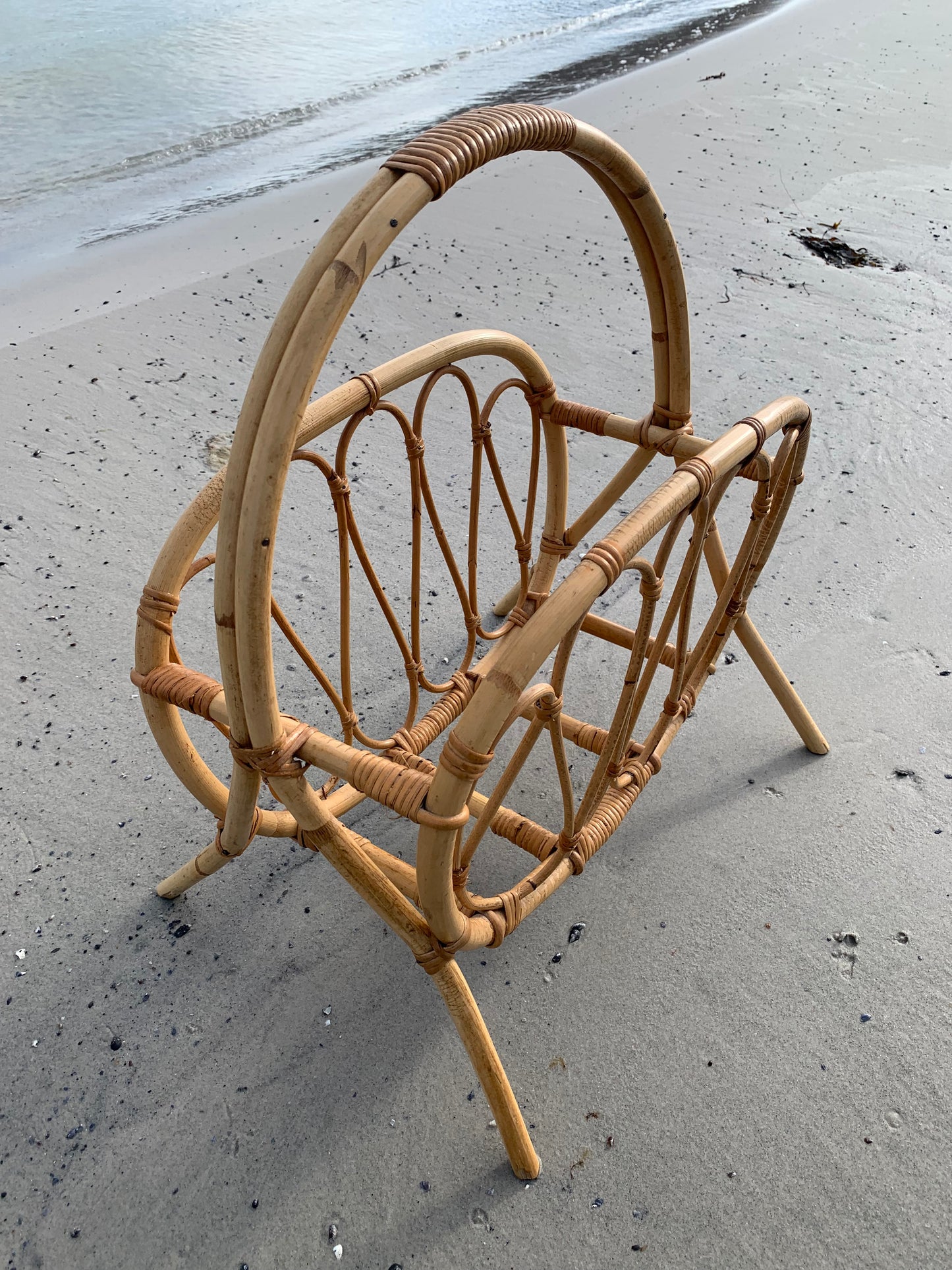 Tidningshållare i bambu