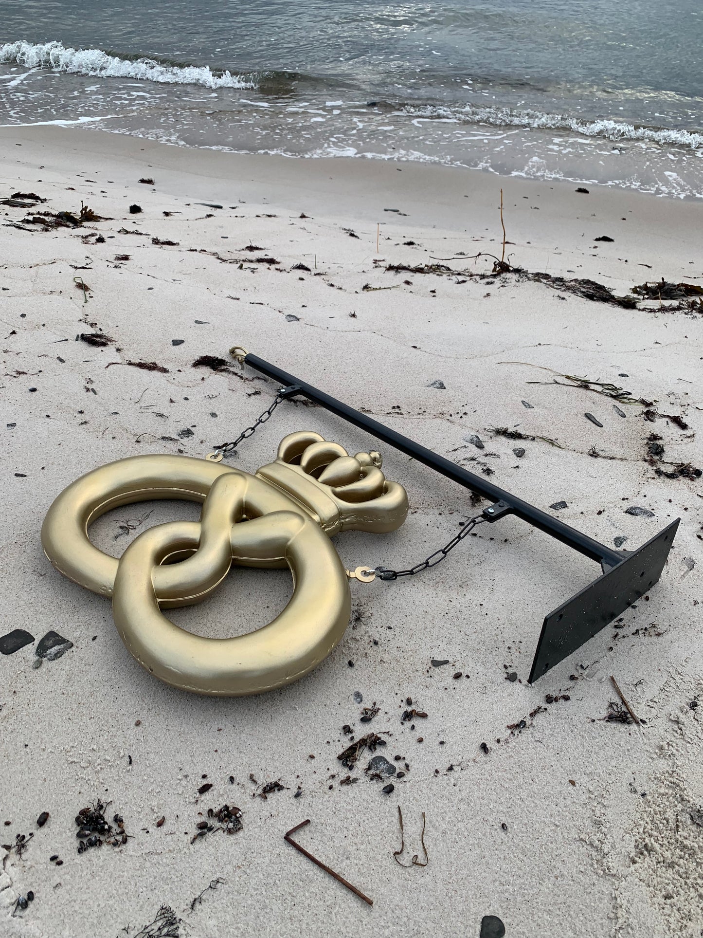 Kringla med skylthängare