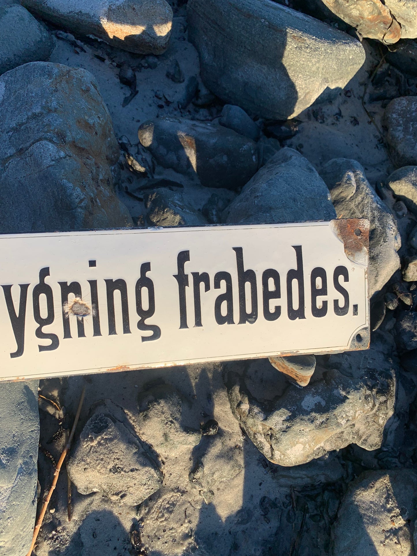 Emaljskylt - Rökning är förbjuden