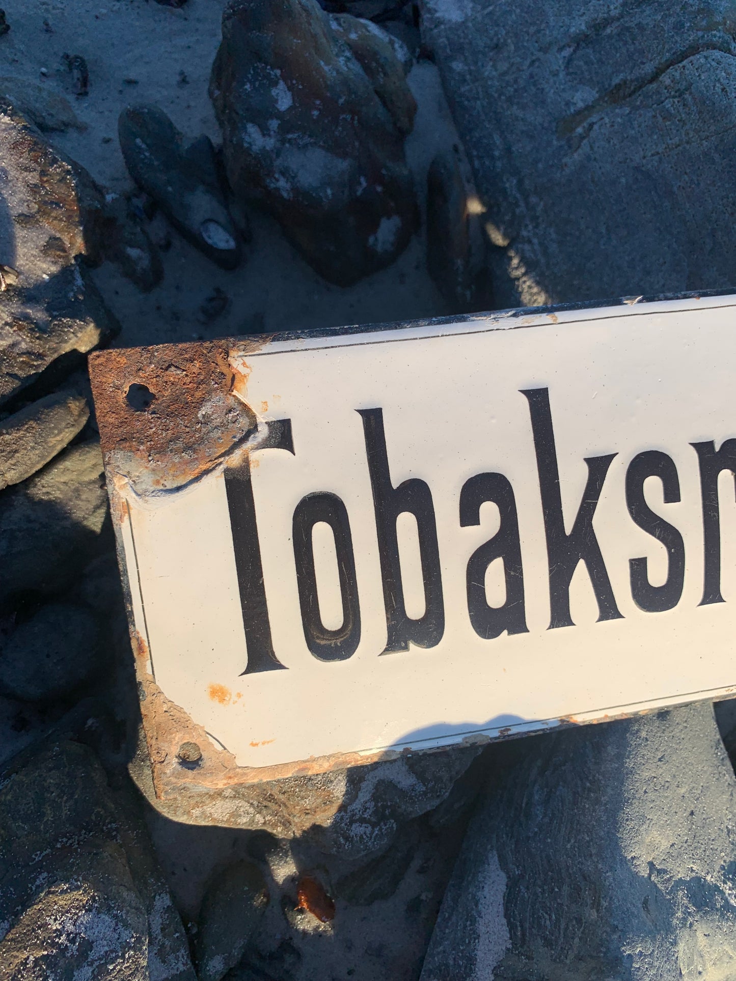Emaljskylt - Rökning är förbjuden