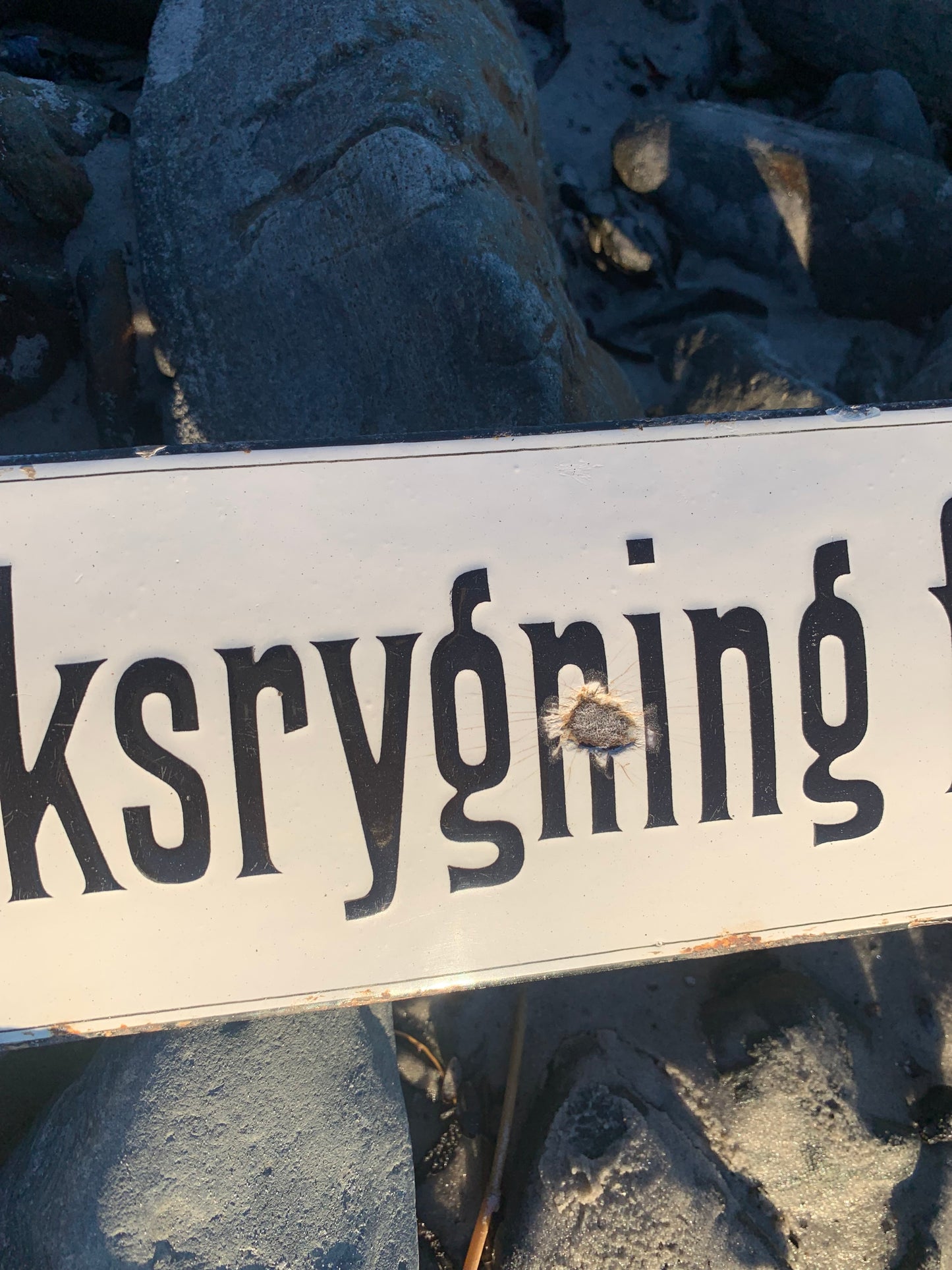 Emaljskylt - Rökning är förbjuden