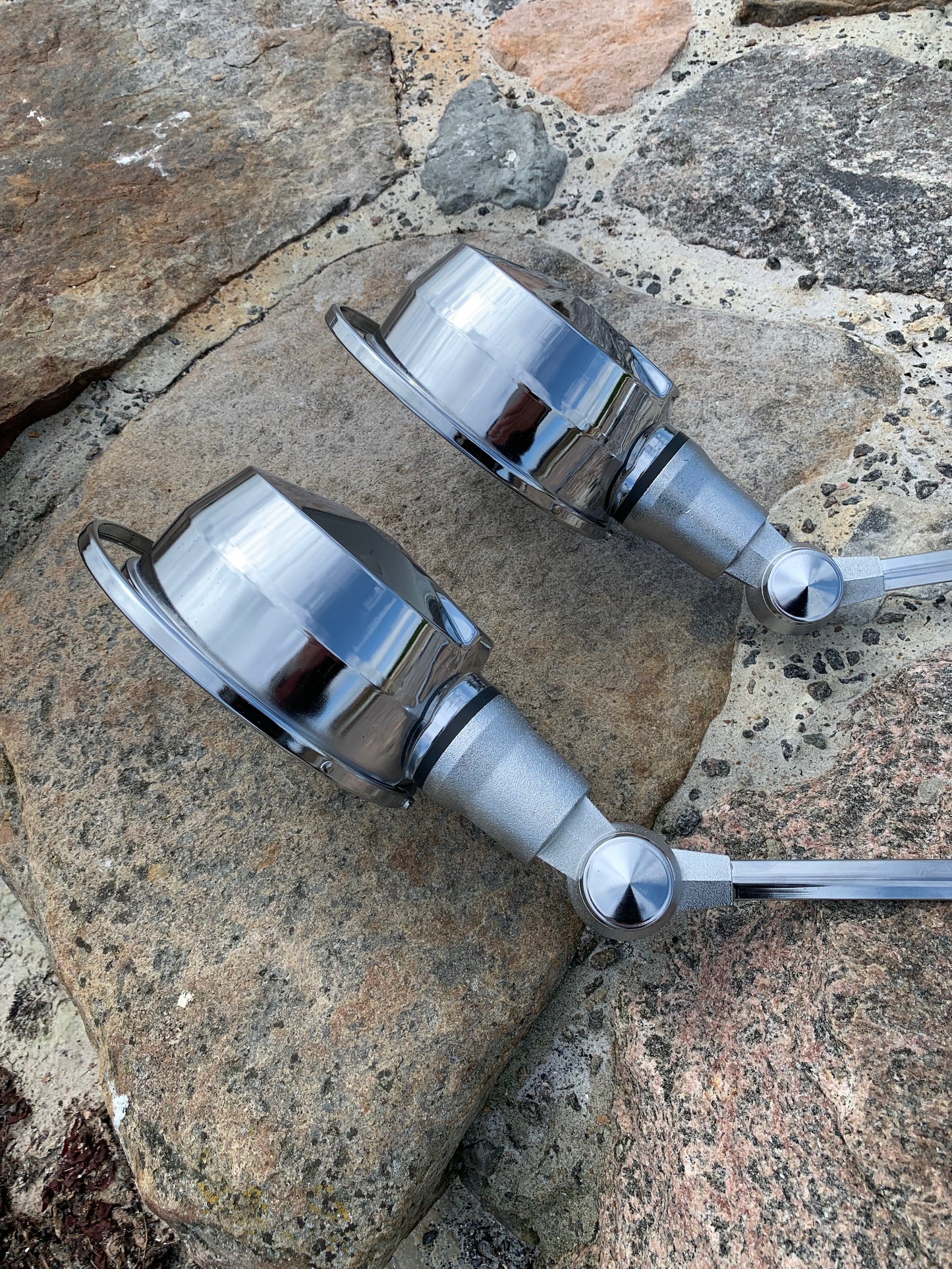Sällsynt Jieldé vägg-/taklampa i krom