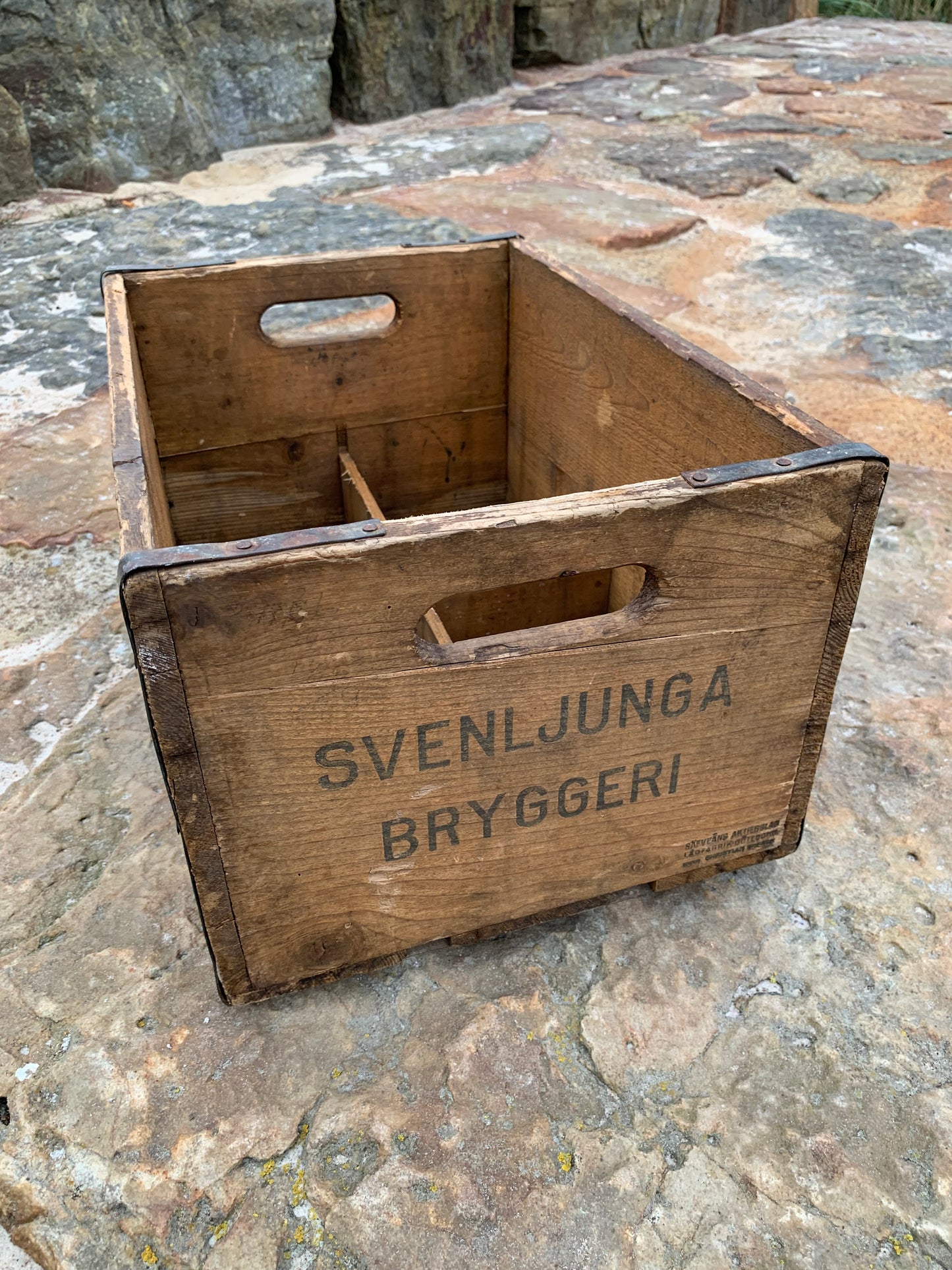 Trälåda från Svenljunga bryggeri