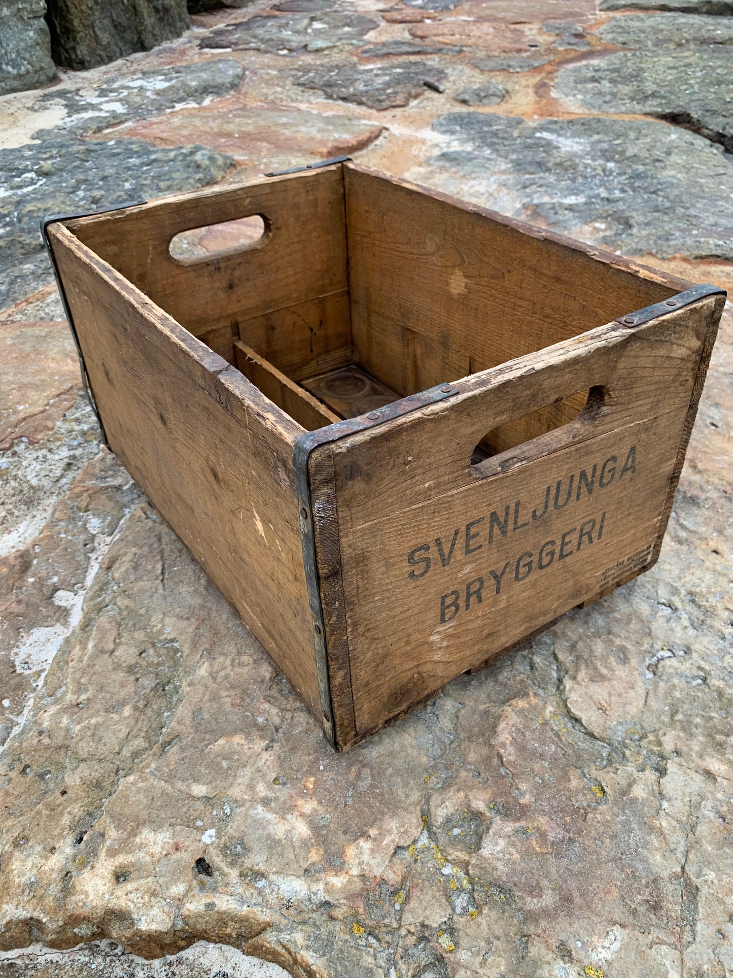 Trälåda från Svenljunga bryggeri