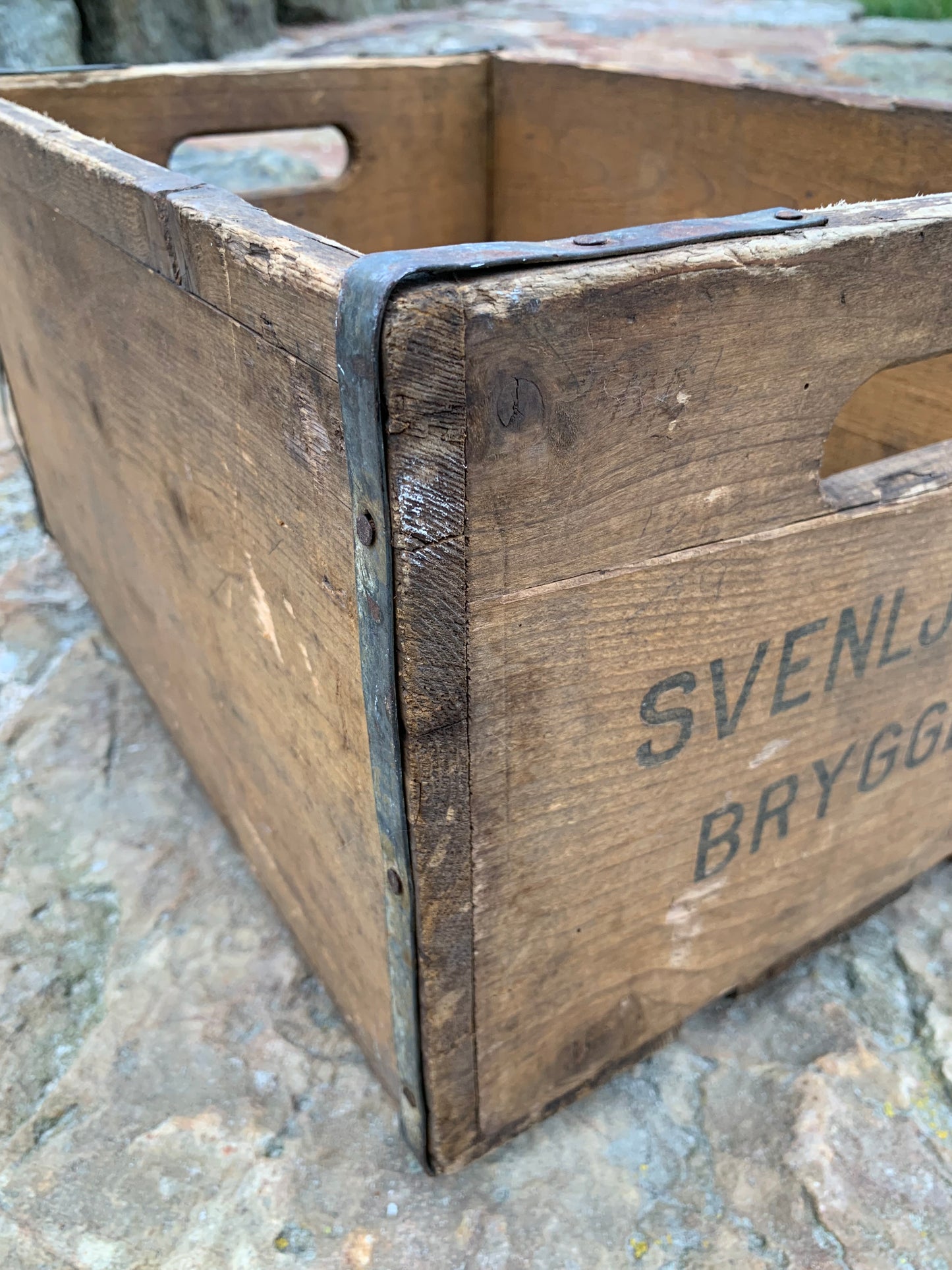 Trälåda från Svenljunga bryggeri