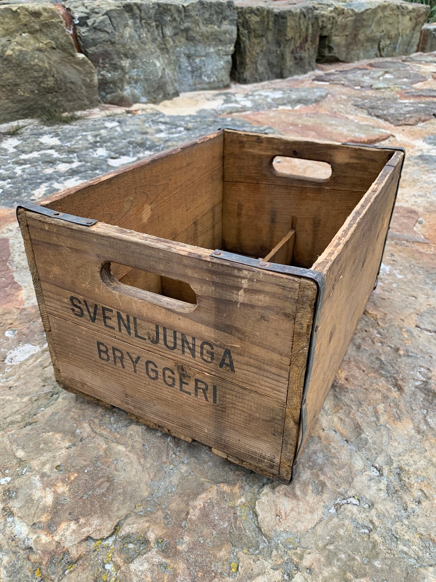 Trälåda från Svenljunga bryggeri