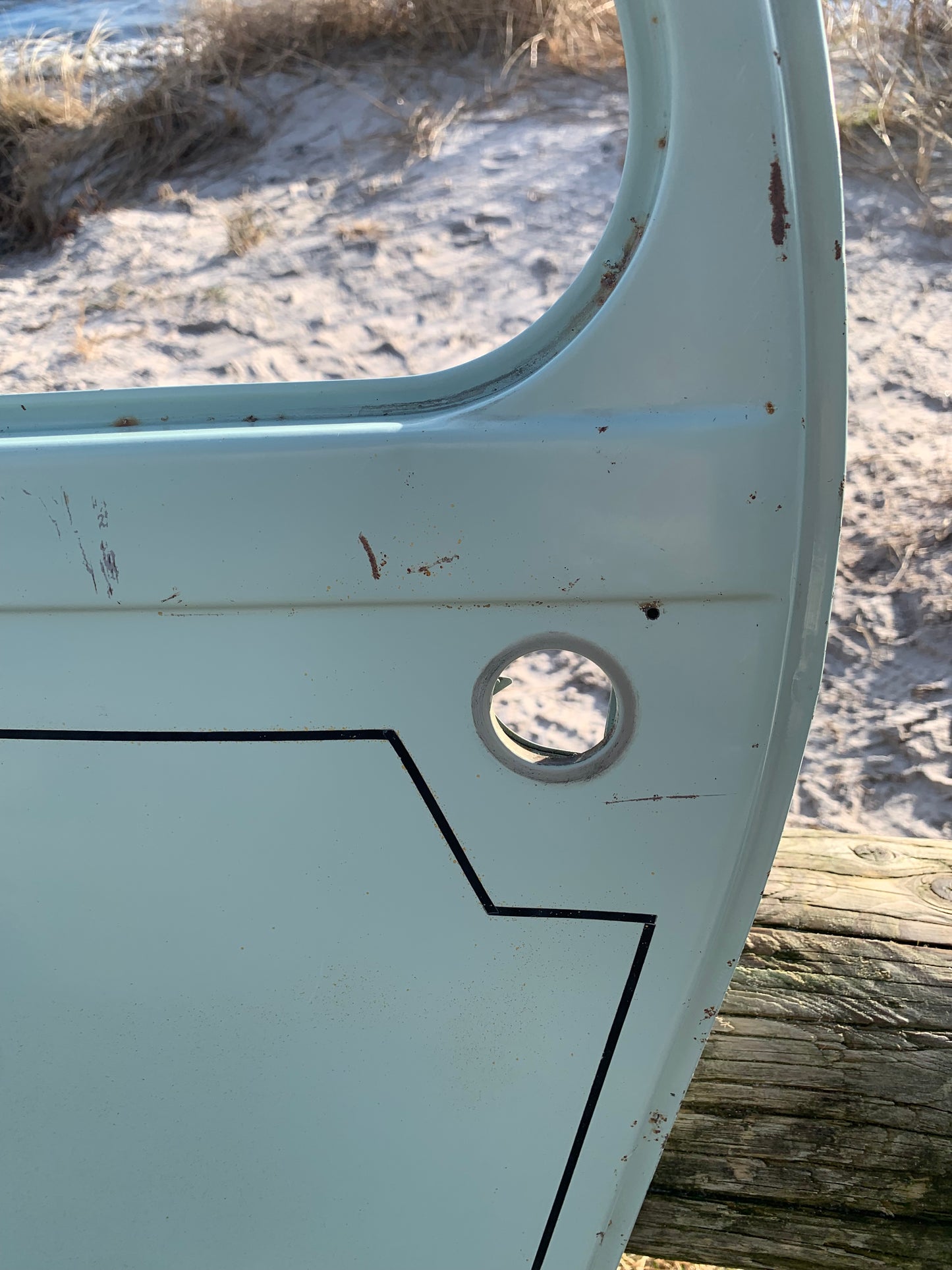 Dekordörr från Citroën 2 CV
