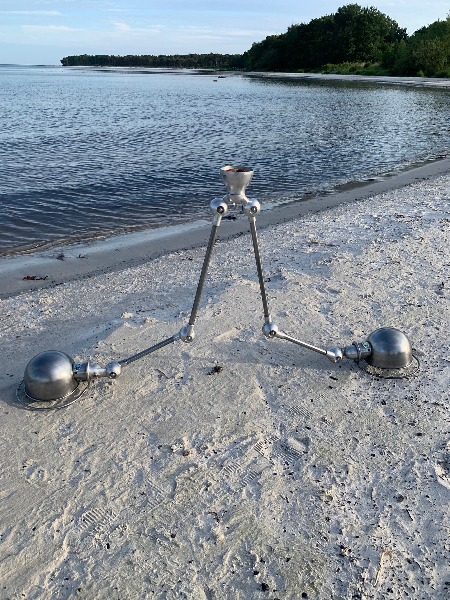 Jieldé taklampa med dubbelfäste och 2 x 2 armar