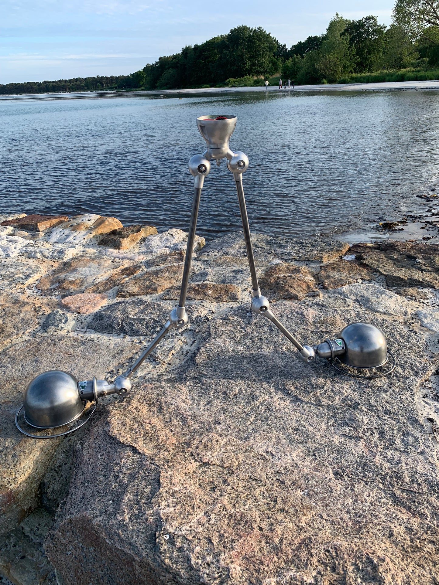 Jieldé taklampa med dubbelfäste och 2 x 2 armar