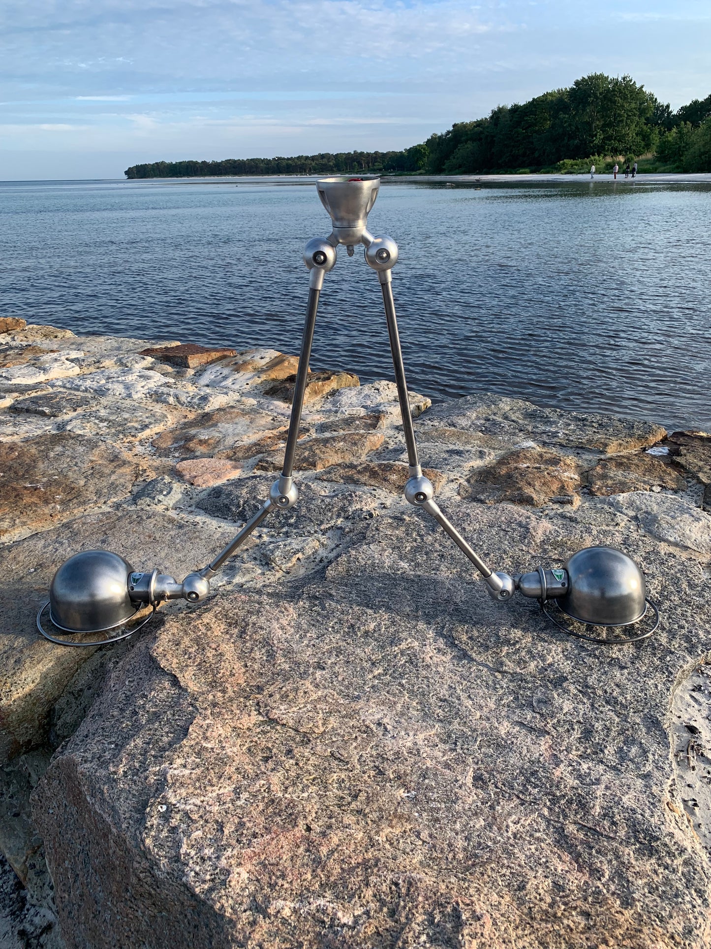 Jieldé taklampa med dubbelfäste och 2 x 2 armar