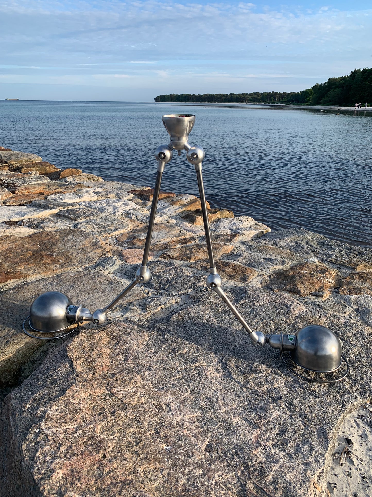 Jieldé taklampa med dubbelfäste och 2 x 2 armar