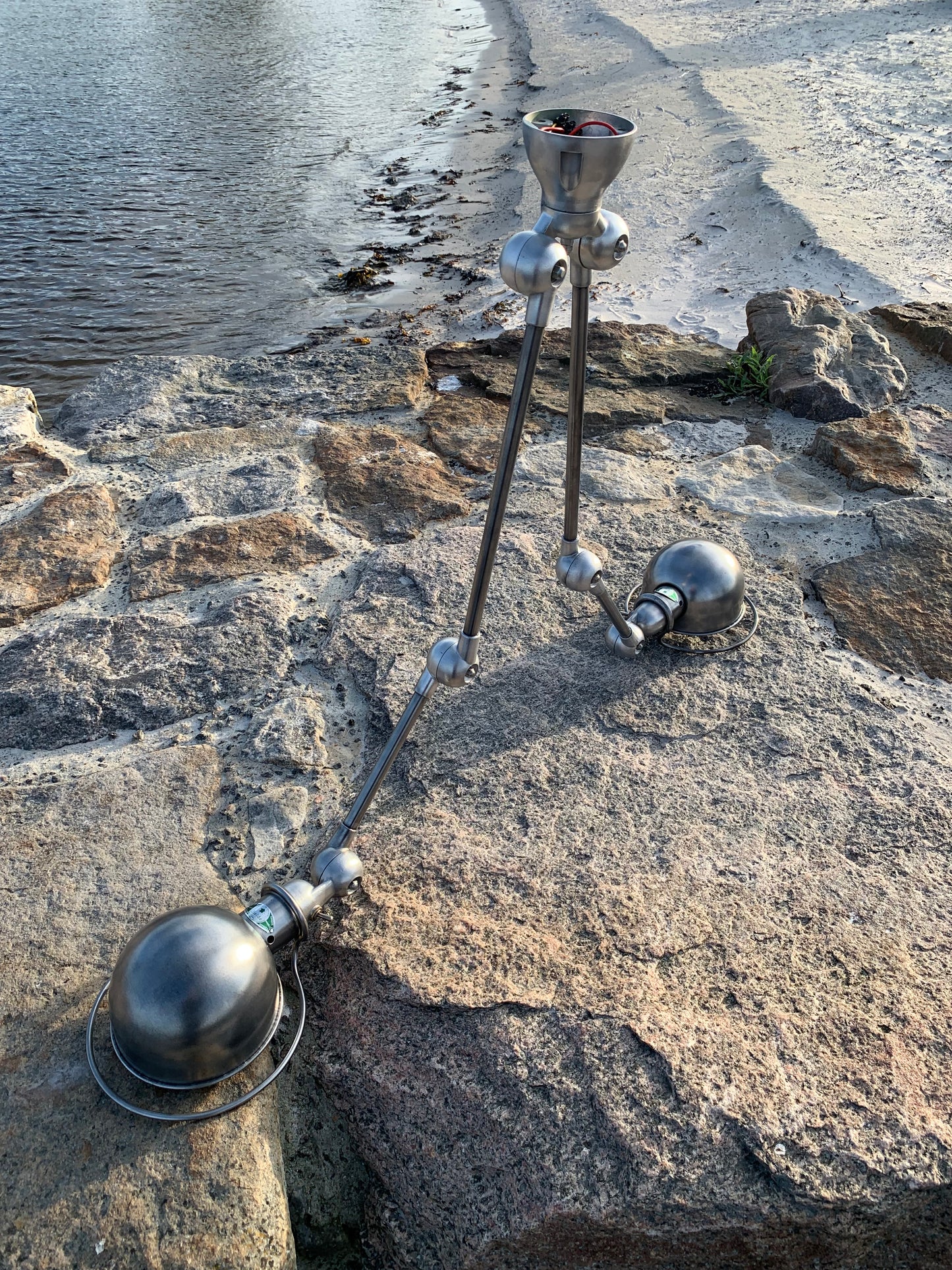 Jieldé taklampa med dubbelfäste och 2 x 2 armar