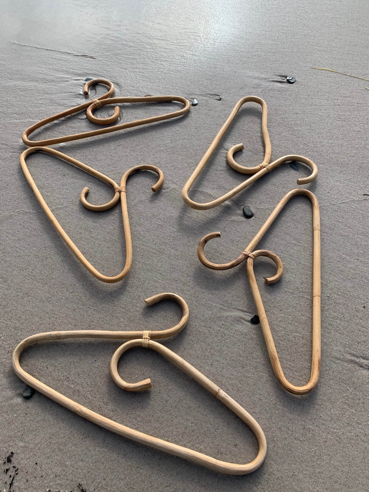 Hängare i bambu - (6 st.)