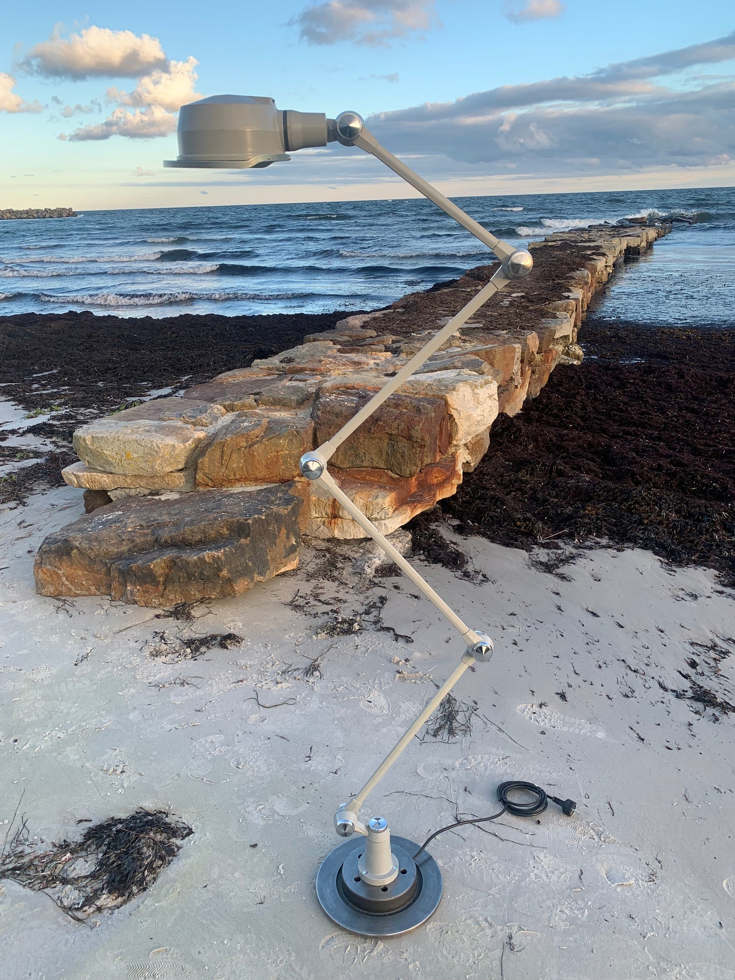 Jieldé golvlampa med 4 armar - Grå