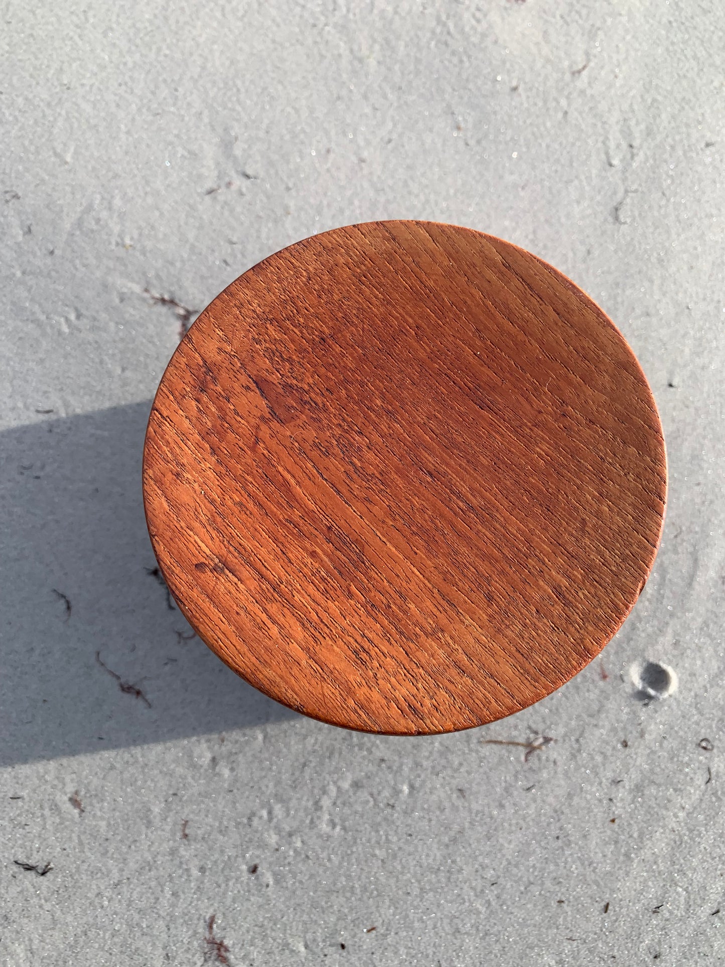Teakburk med lock - dansk design
