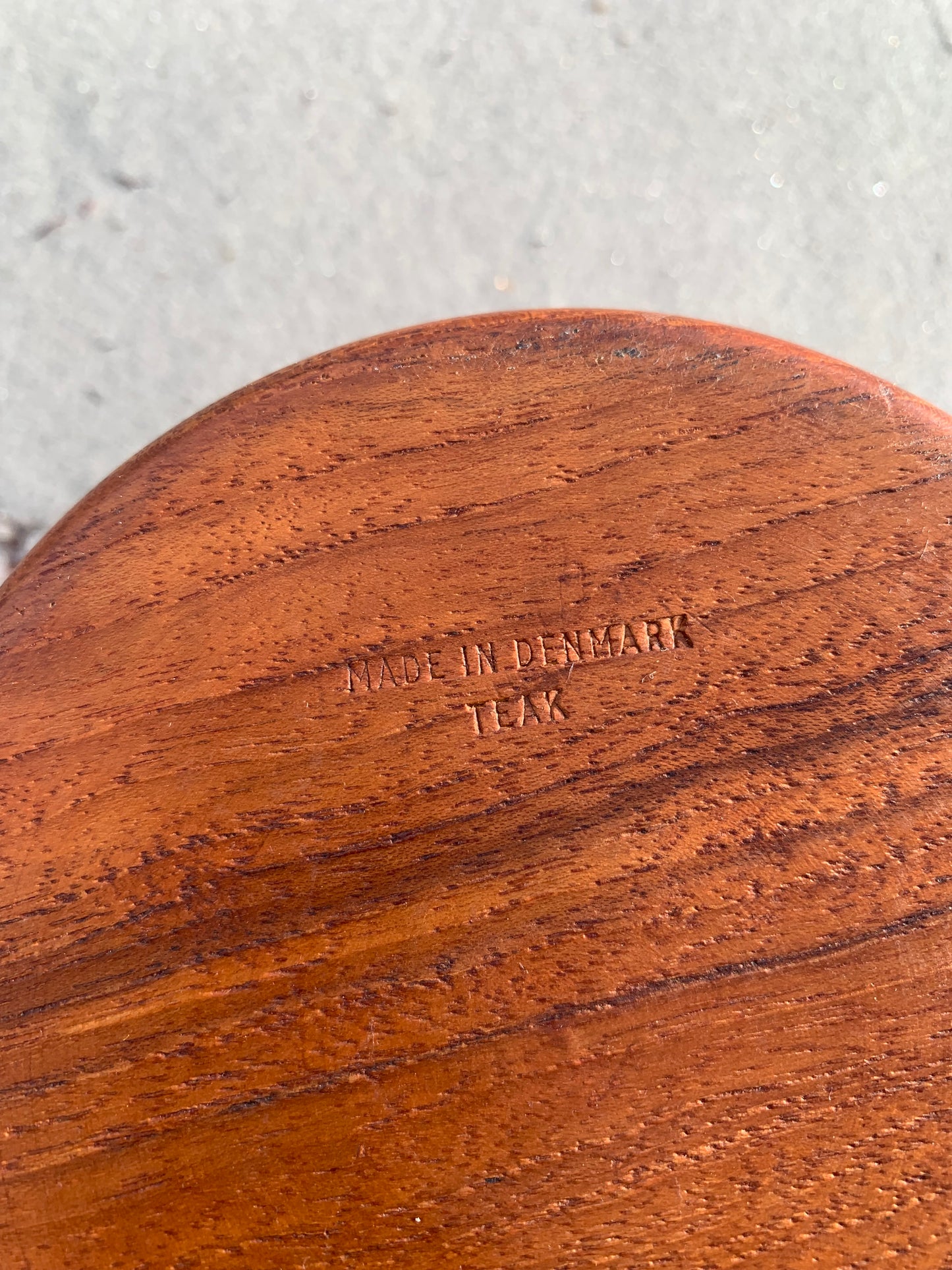 Teakburk med lock - dansk design