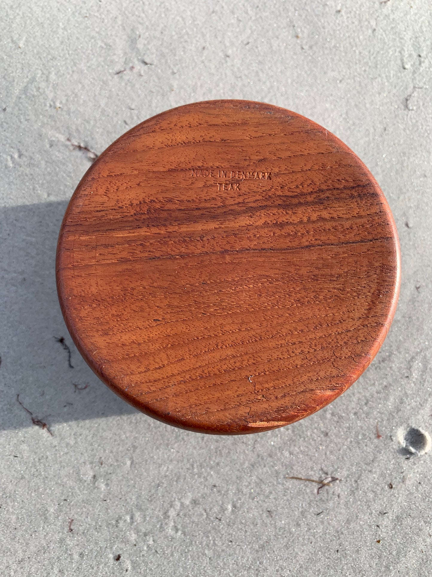 Teakburk med lock - dansk design