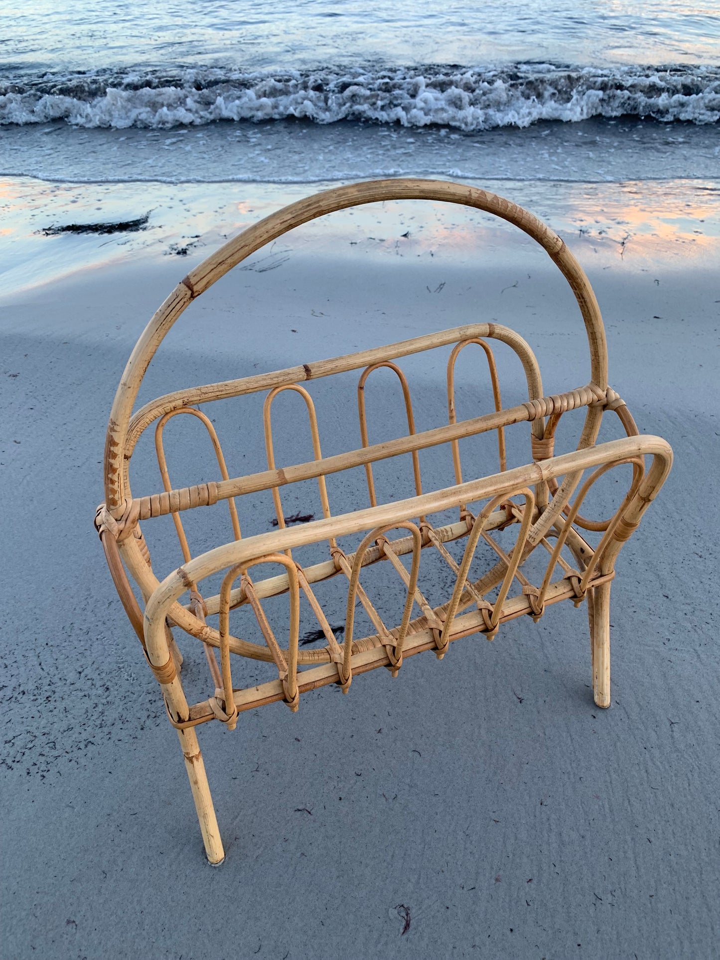 Tidningshållare i bambu