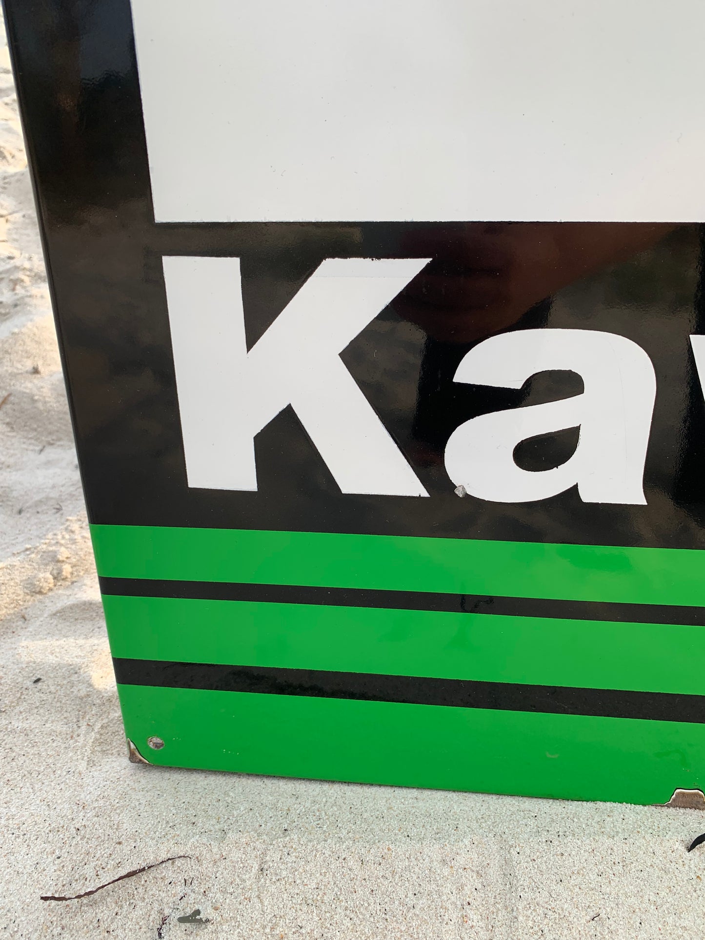 Kawasaki emaljskylt