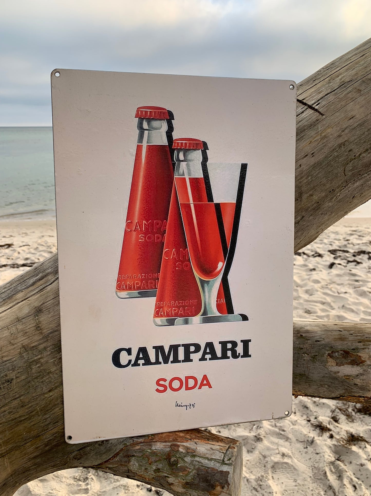 Campari reklam tecken