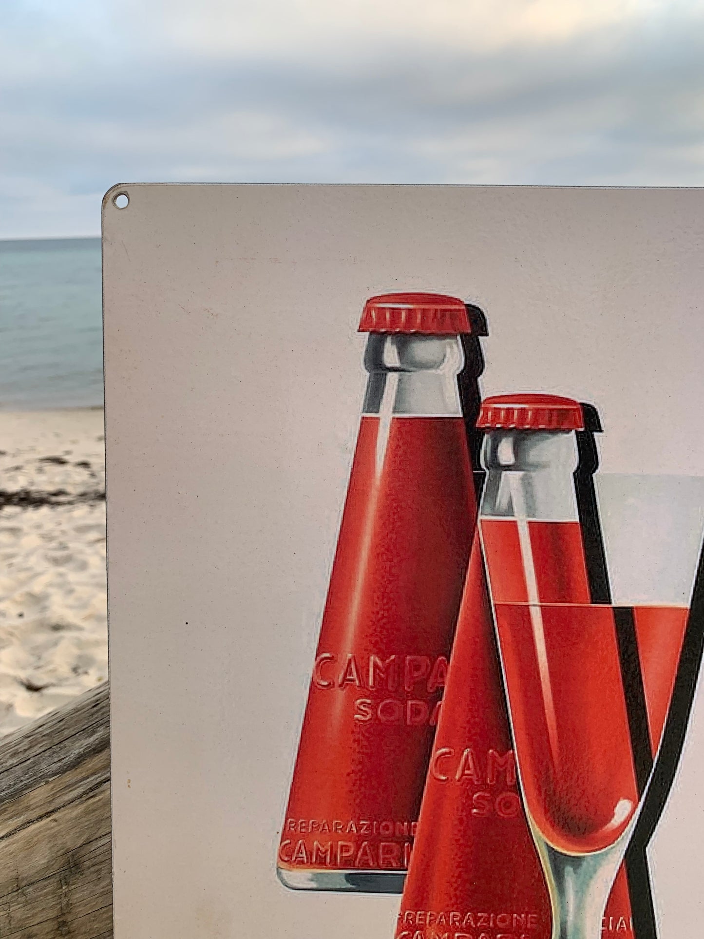 Campari reklam tecken