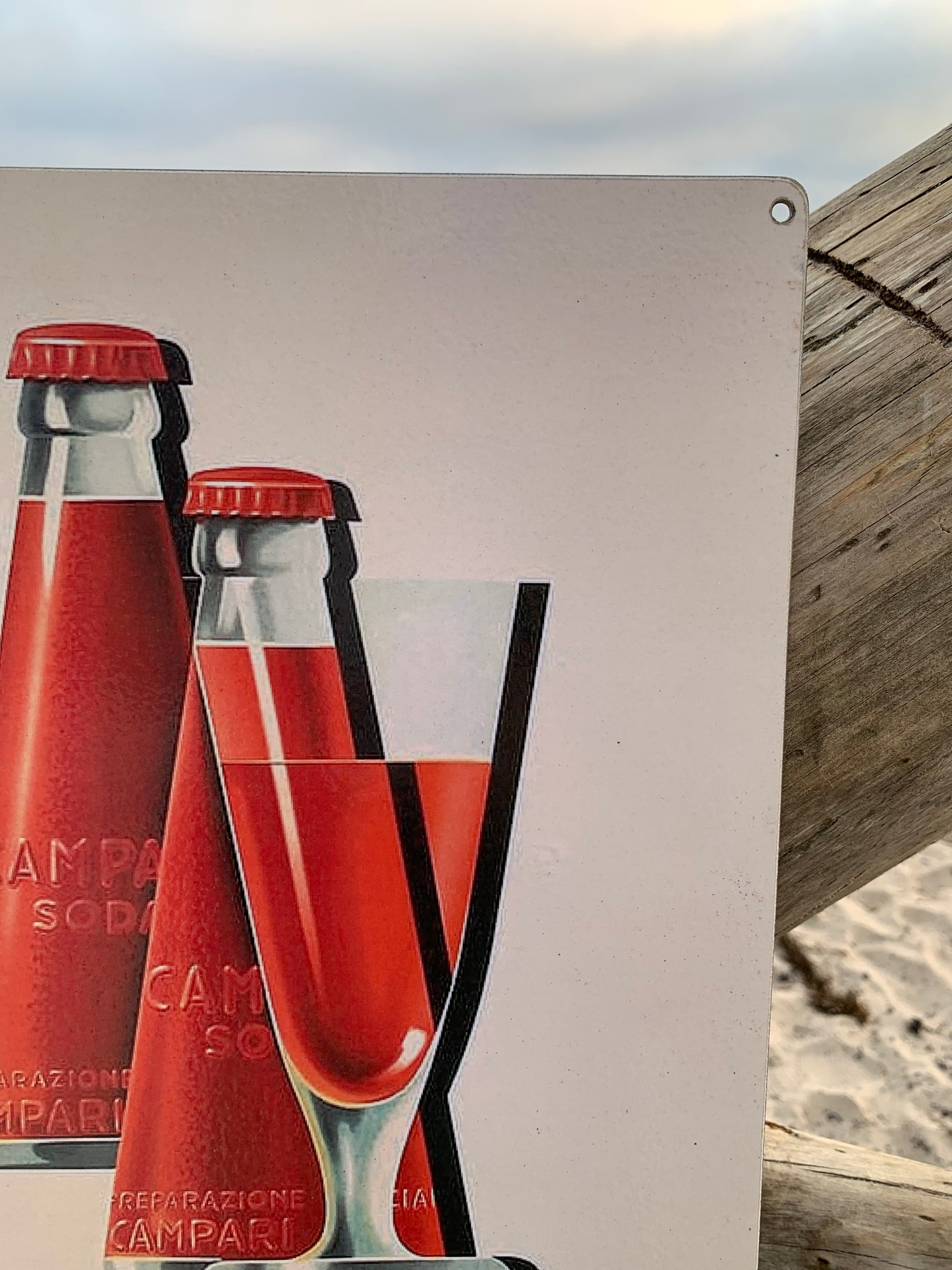 Campari reklam tecken