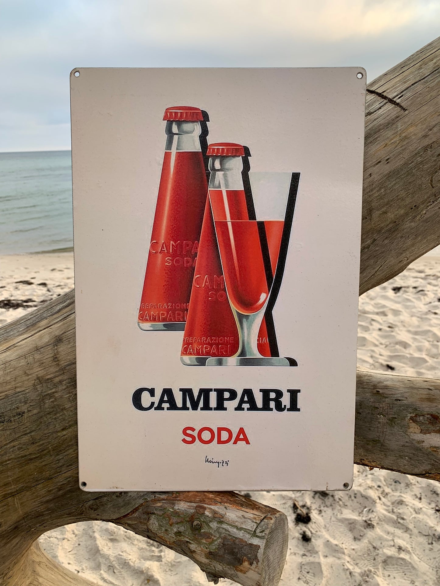 Campari reklam tecken